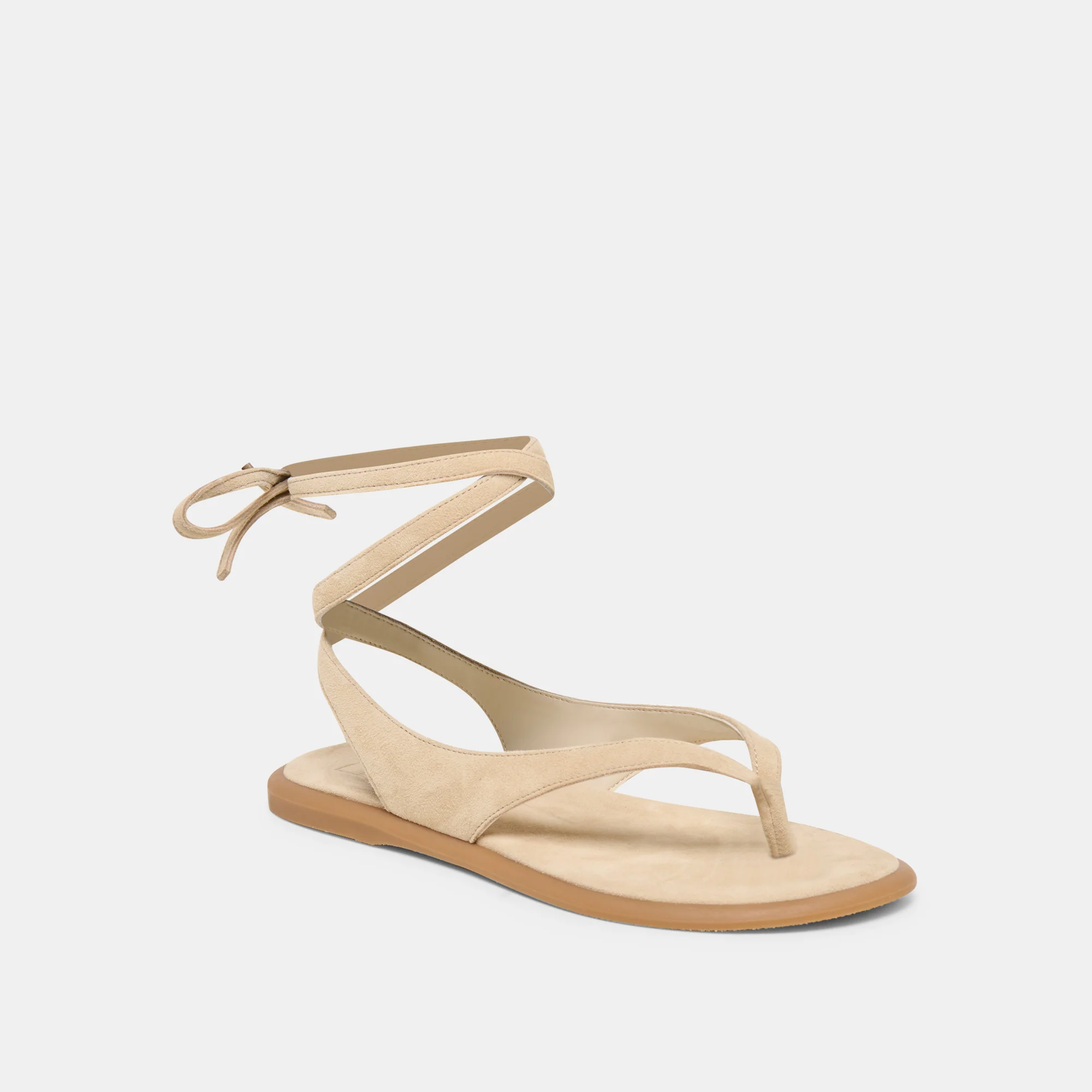 JAYDEN SANDALS ALMOND SUEDE - Image 2