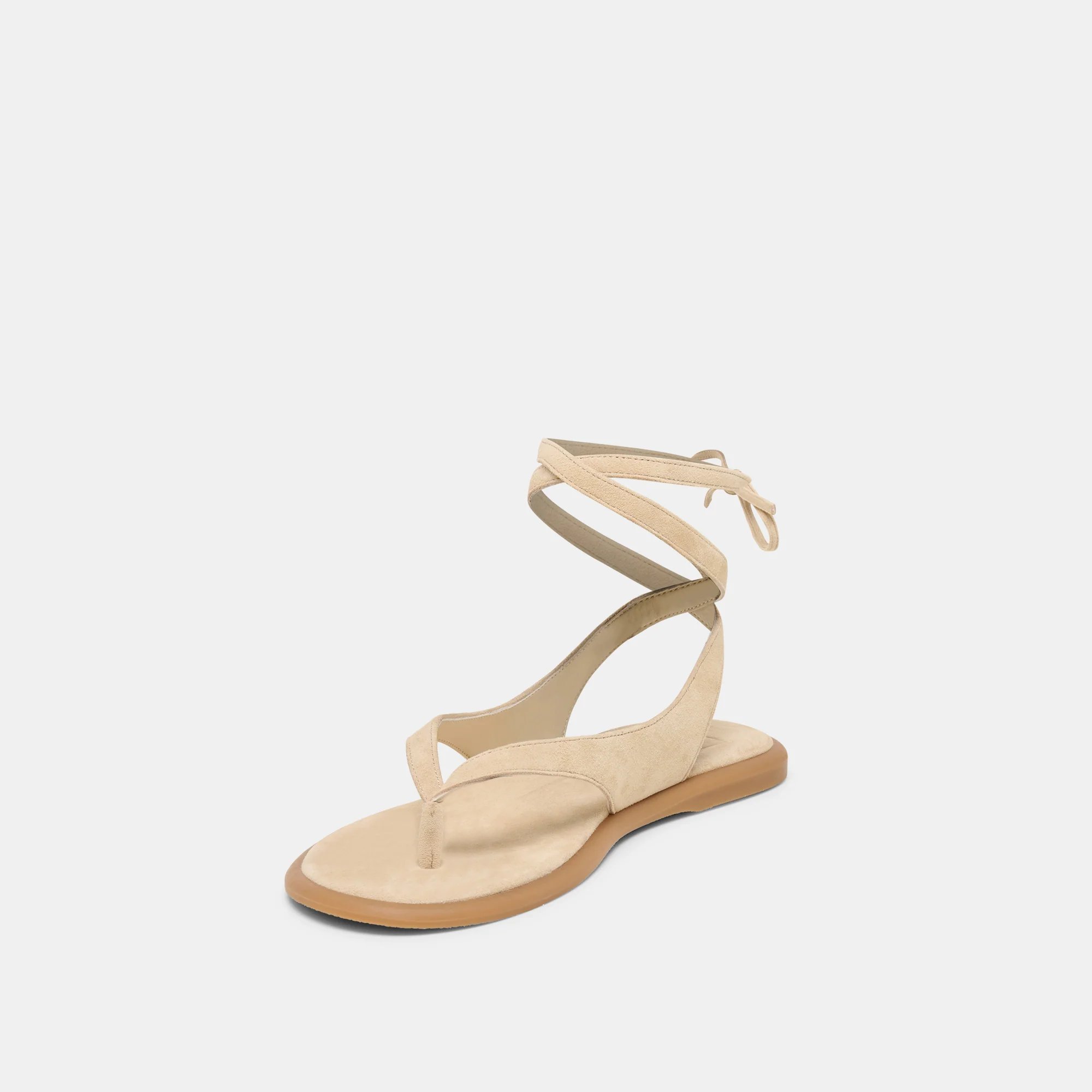 JAYDEN SANDALS ALMOND SUEDE - Image 4