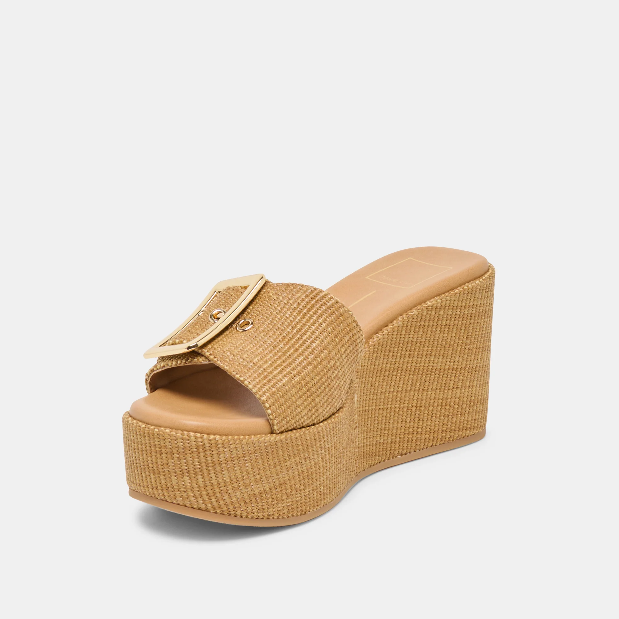 JILIAN WEDGES MOCHA RAFFIA - Image 7