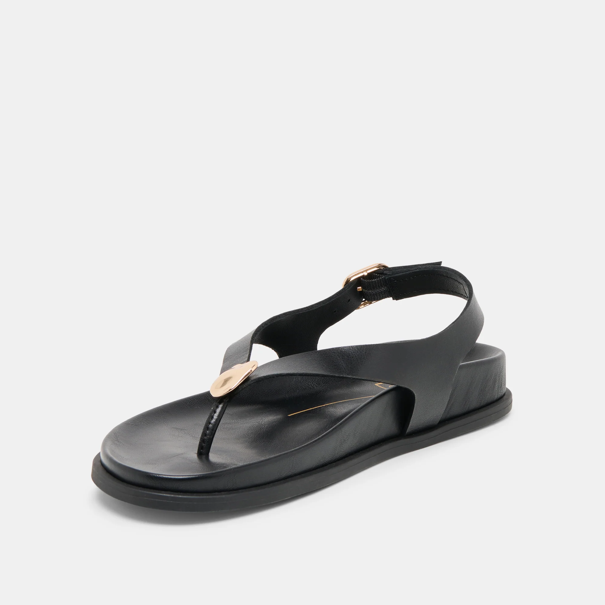 JONY SANDALS BLACK LEATHER - Image 7