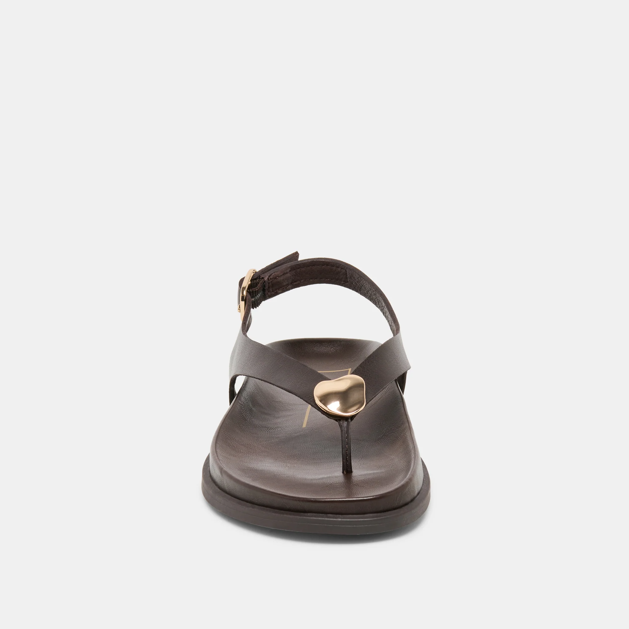 JONY SANDALS DK BROWN LEATHER - Image 7