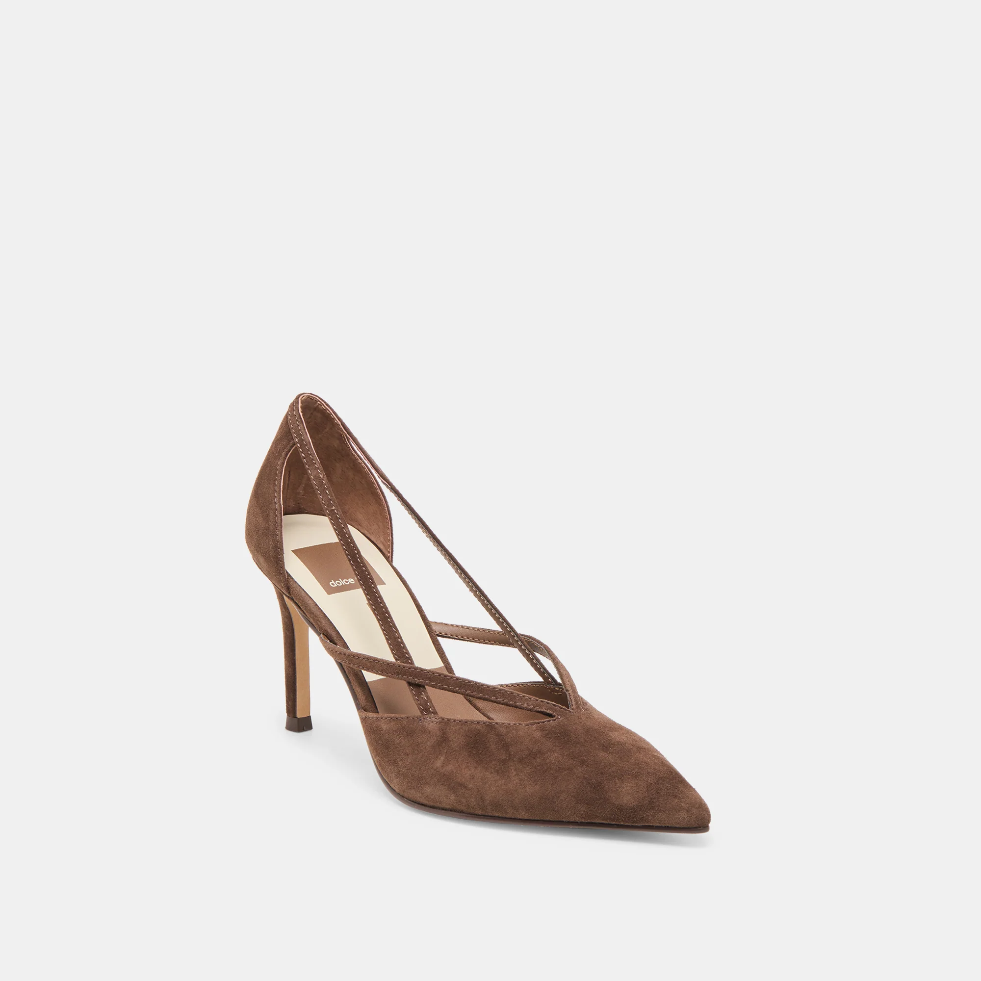 KAINE HEELS DK BROWN SUEDE - Image 2