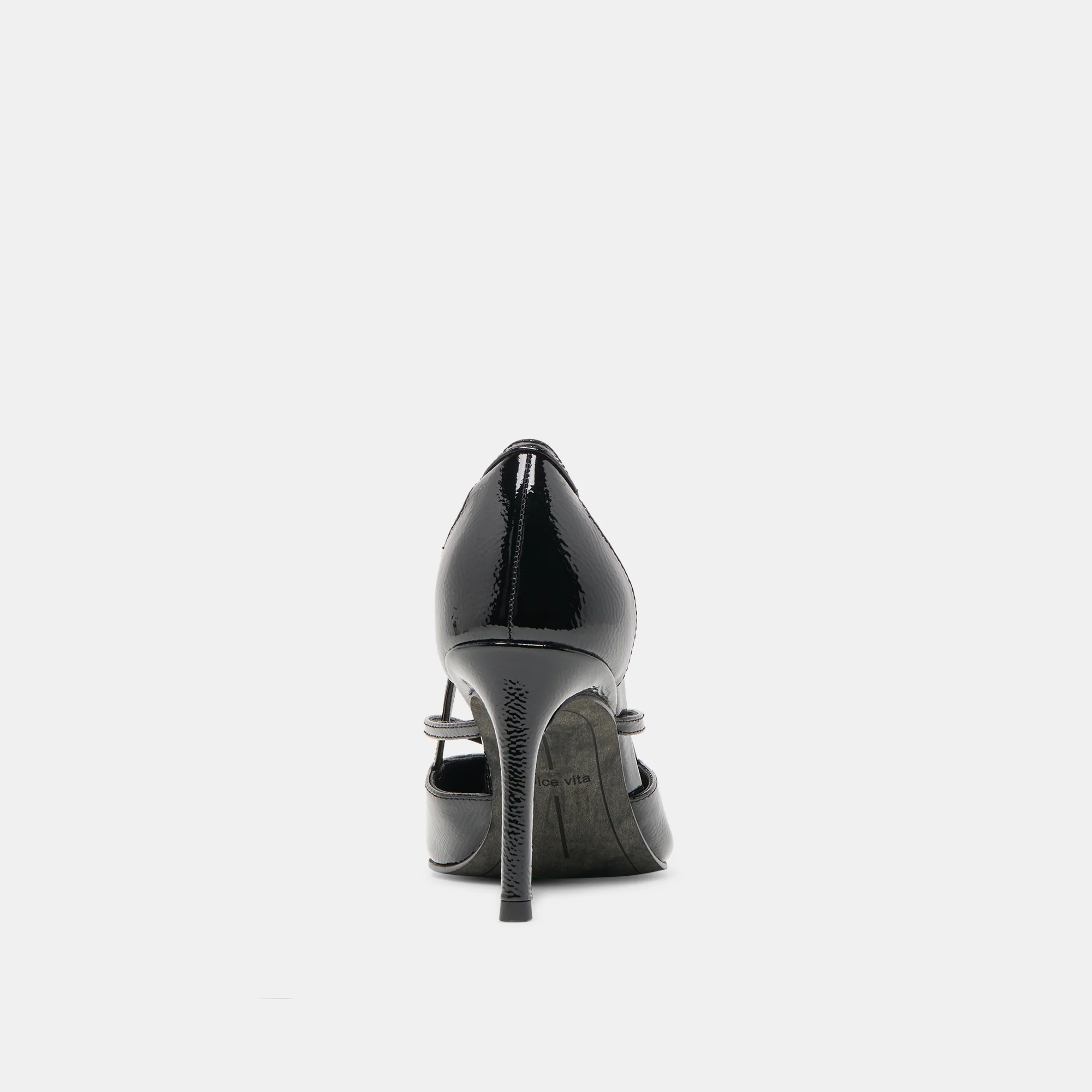 KAINE HEELS MIDNIGHT CRINKLE PATENT LEATHER - Image 7