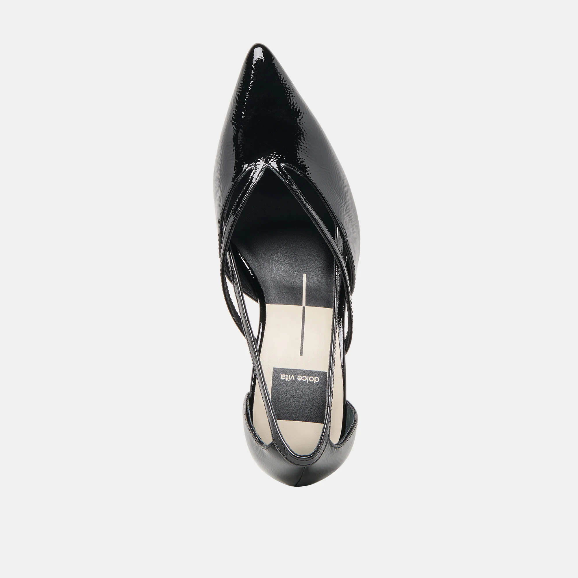 KAINE HEELS MIDNIGHT CRINKLE PATENT LEATHER - Image 8
