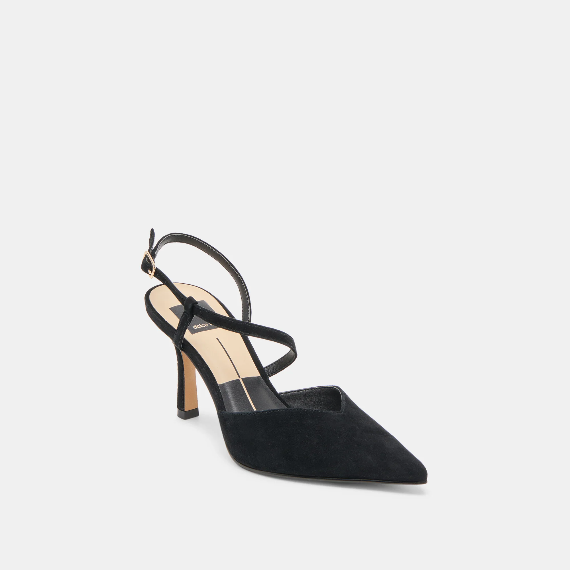 KAMRA HEELS ONYX SUEDE - Image 3