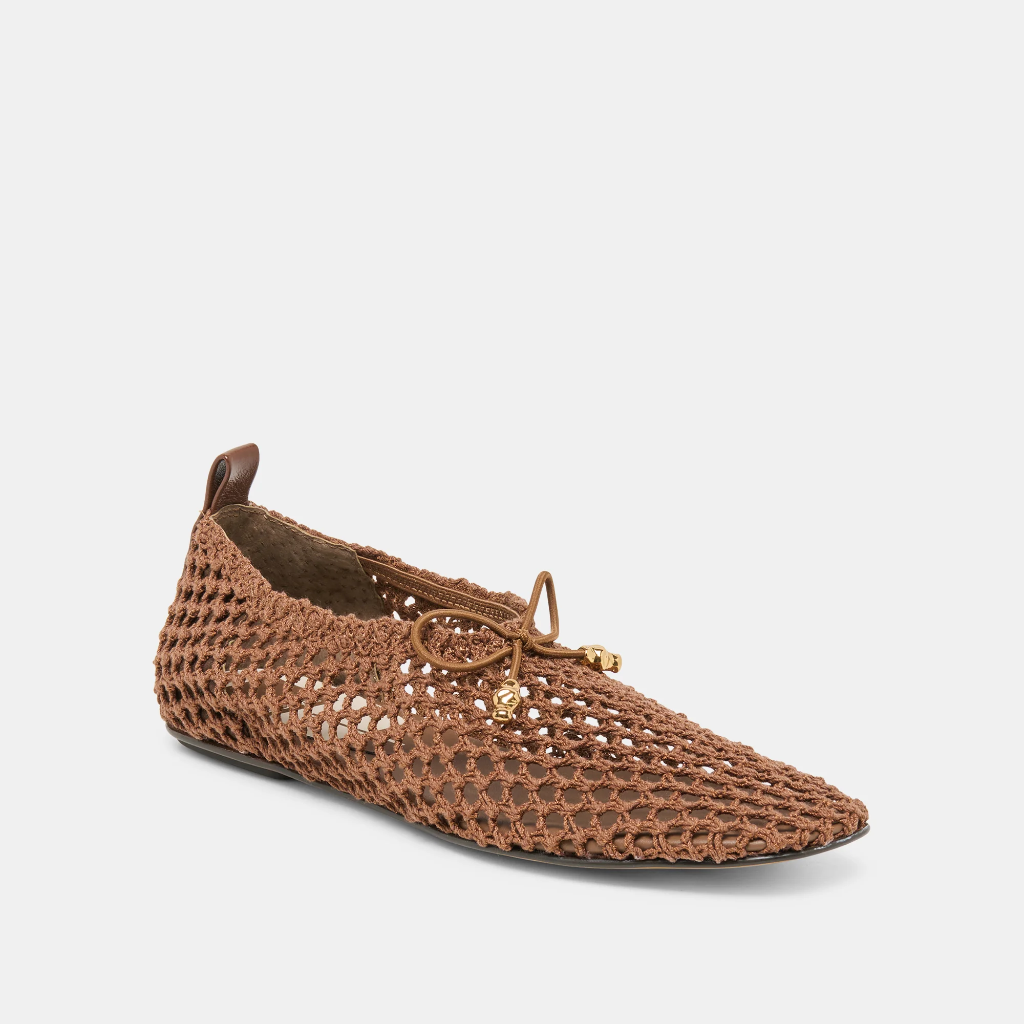 KAYLYN FLATS DK BROWN CROCHET - Image 2