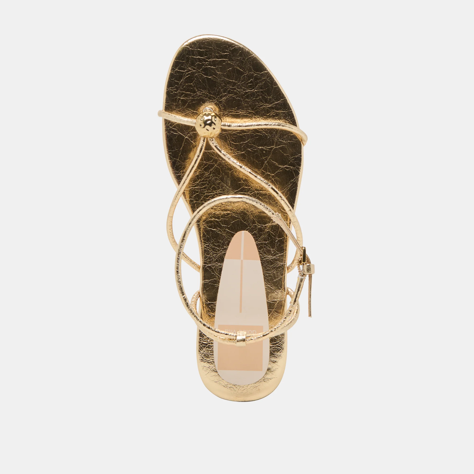KENLEY SANDALS GOLD LEATHER - Image 11