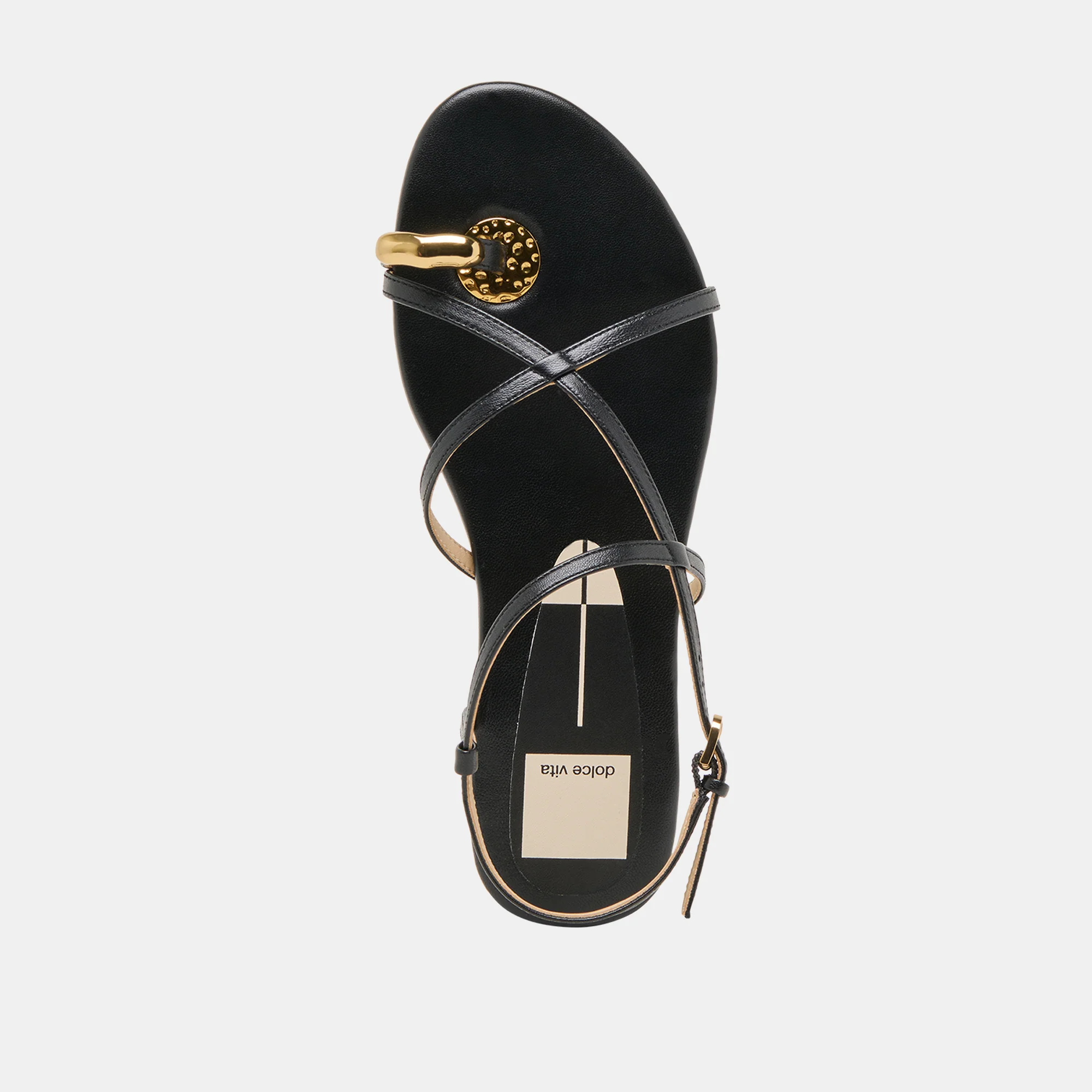 KESHA SANDALS BLACK LEATHER - Image 8