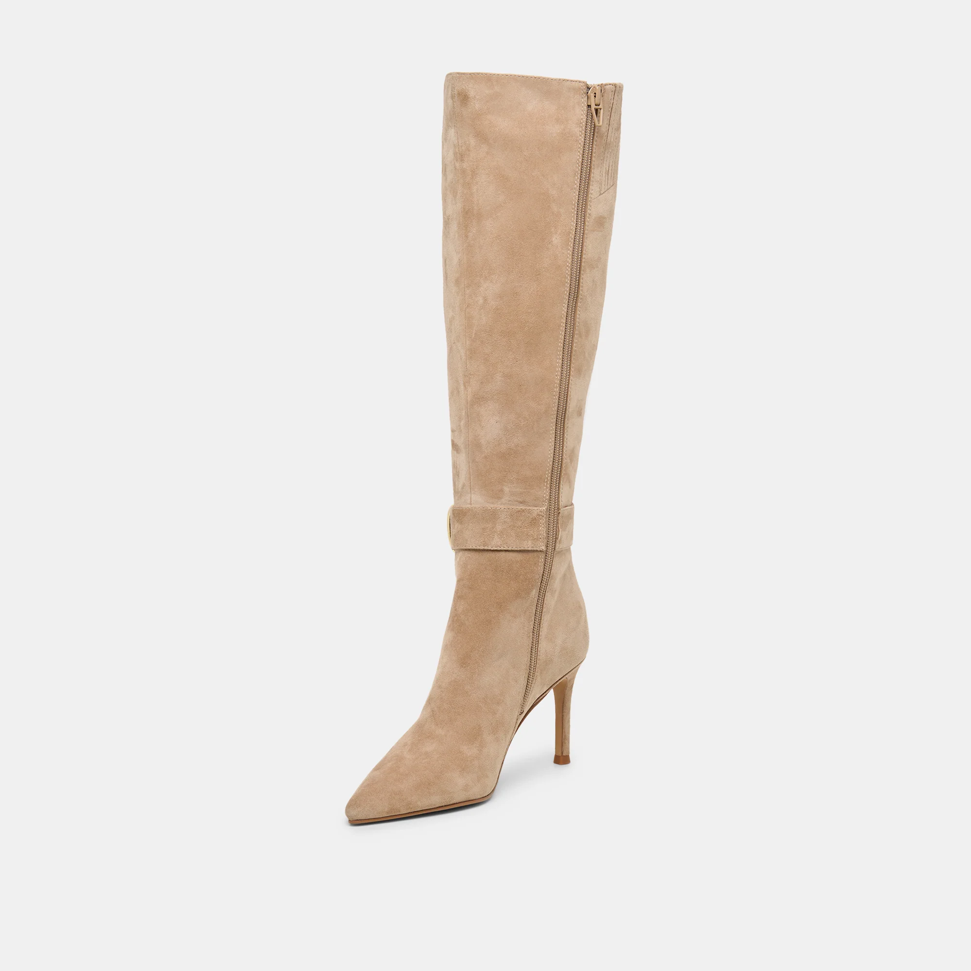 KINZY BOOTS CAMEL SUEDE - Image 6