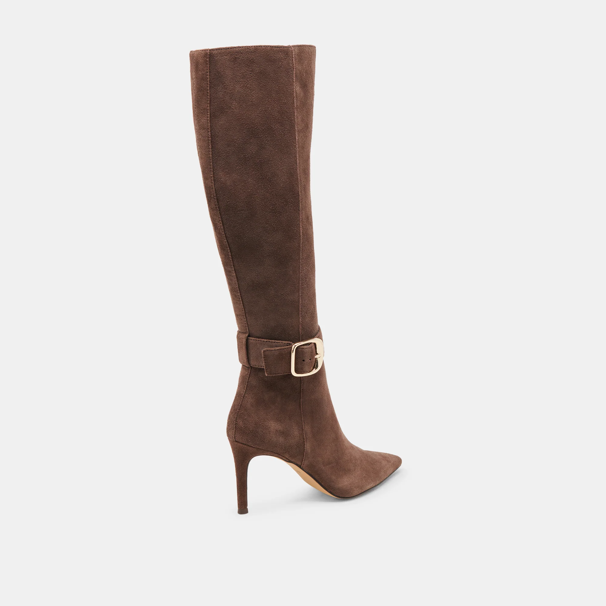 KINZY BOOTS DK BROWN SUEDE - Image 5