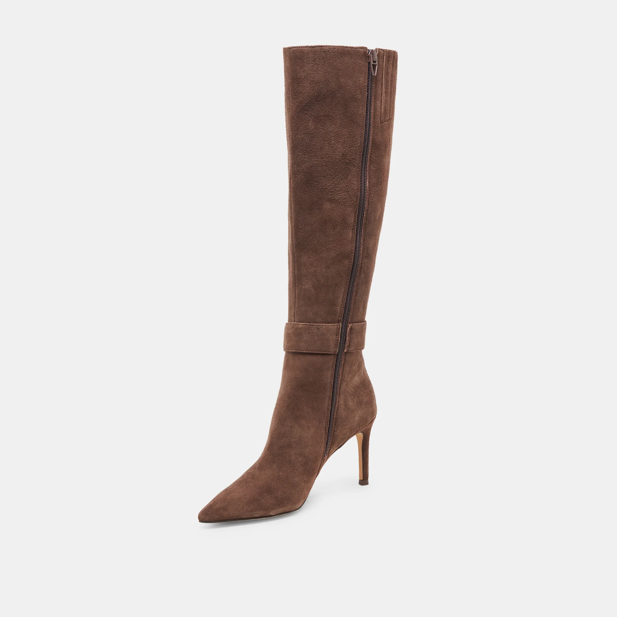 KINZY BOOTS DK BROWN SUEDE - Image 7