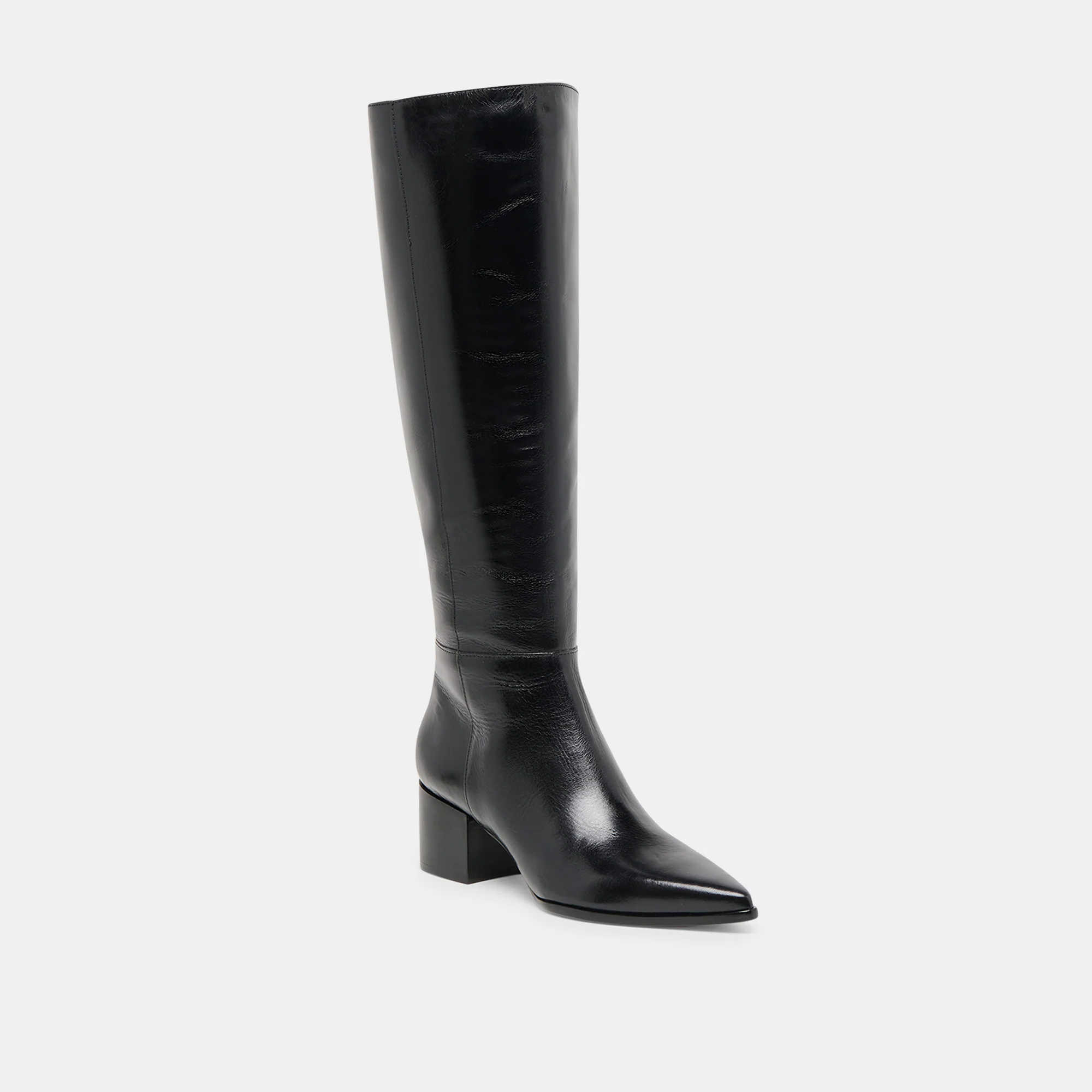 KIRSON WIDE CALF BOOTS BLACK LEATHER - Image 2