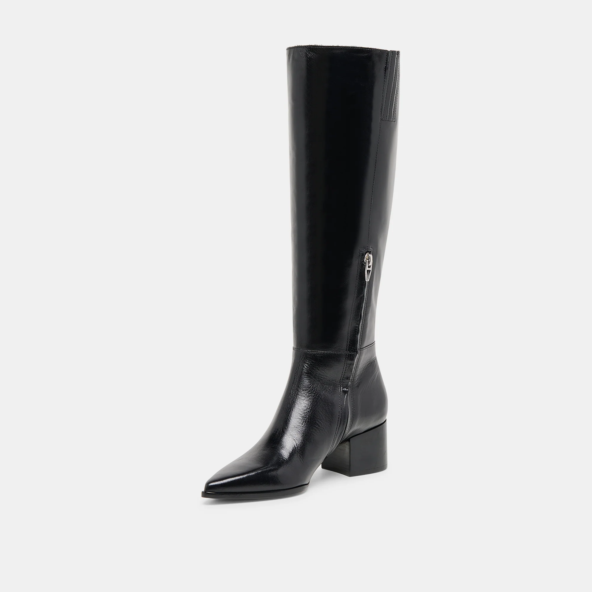 KIRSON WIDE CALF BOOTS BLACK LEATHER - Image 4
