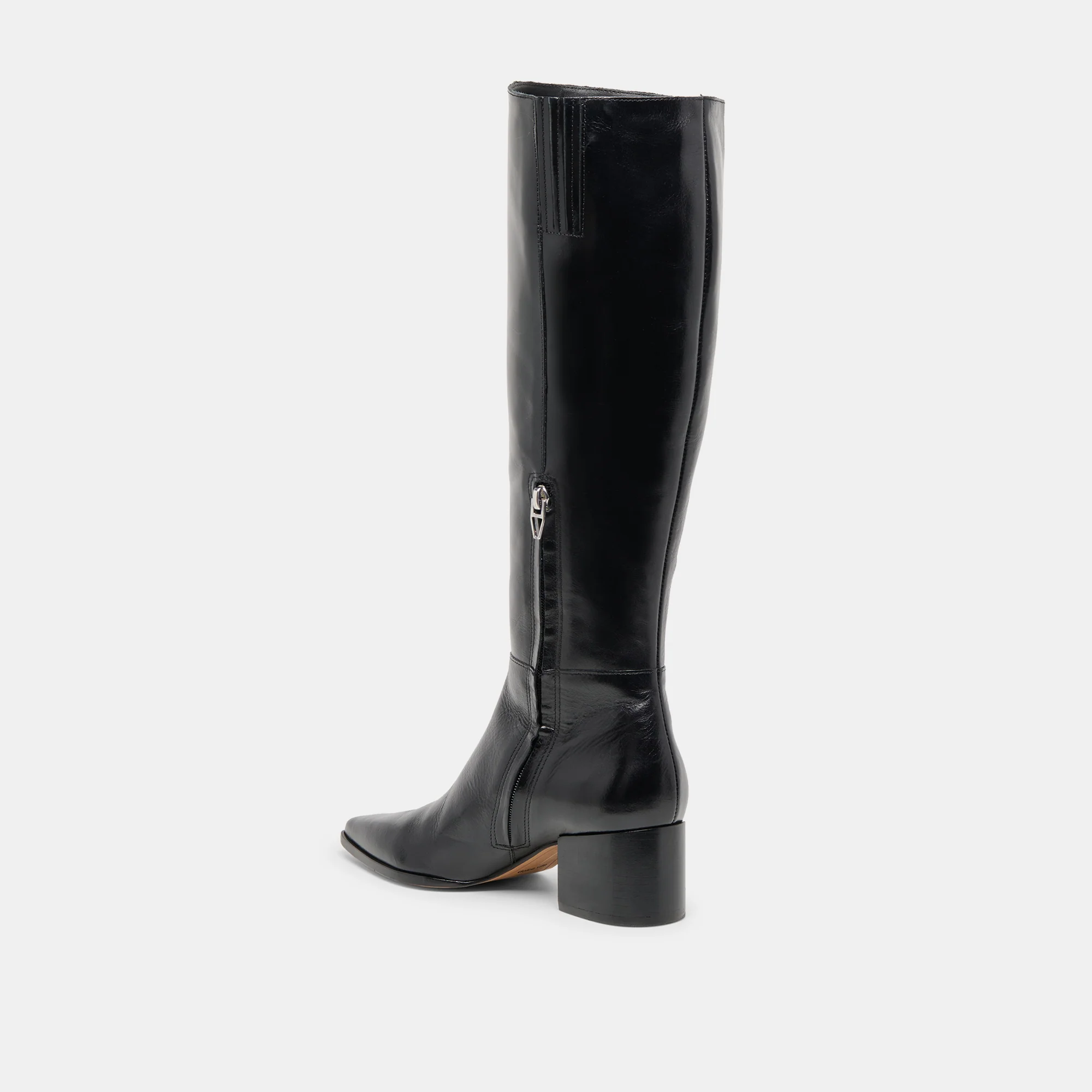 KIRSON WIDE CALF BOOTS BLACK LEATHER - Image 5