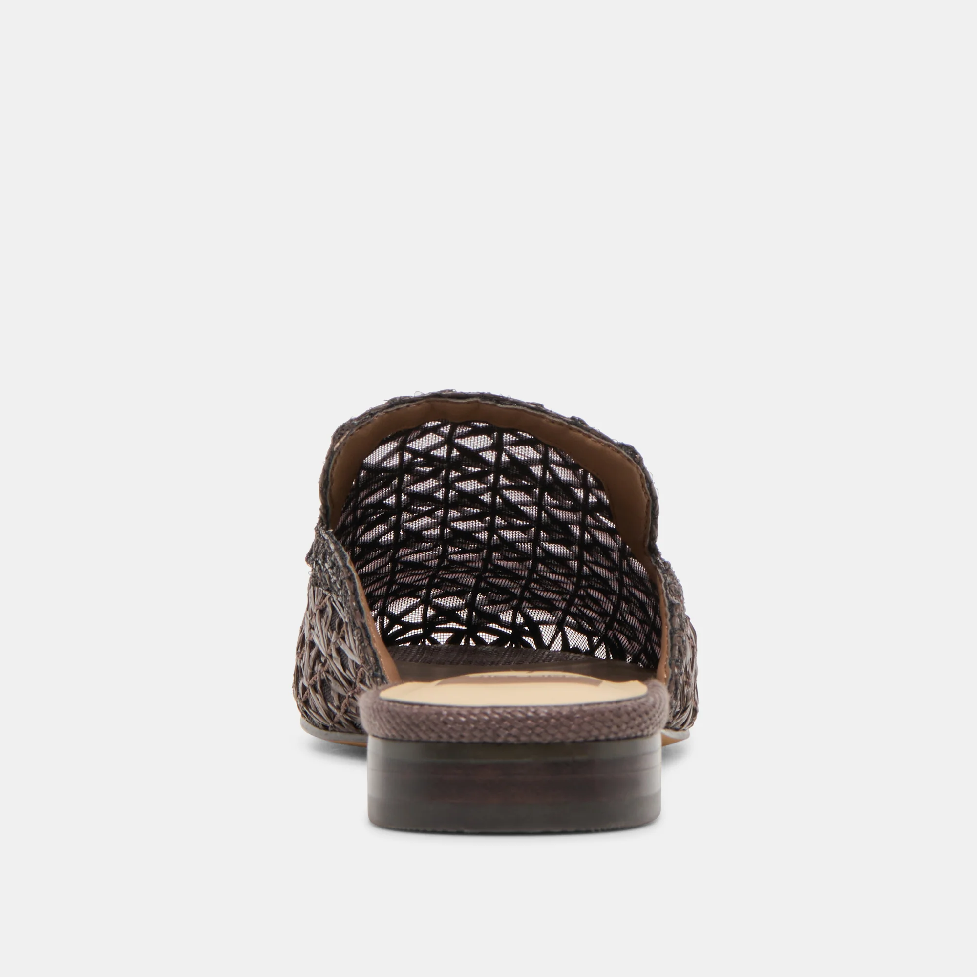KIRT FLATS CHOCOLATE CROSS HATCH RAFFIA - Image 7