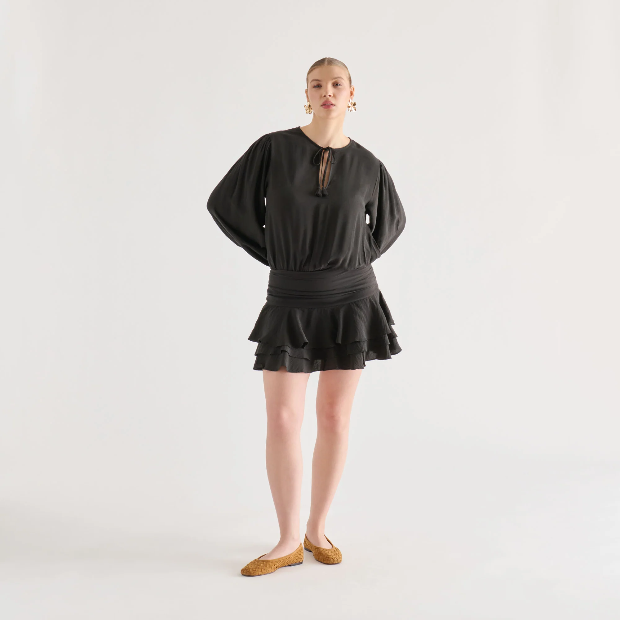 KOY BALLET FLATS TAN SUEDE - Image 4