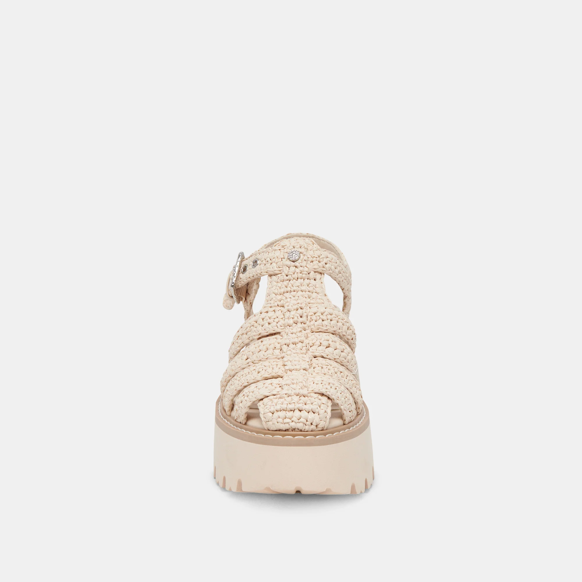 LASLY SANDALS OATMEAL KNIT - Image 9