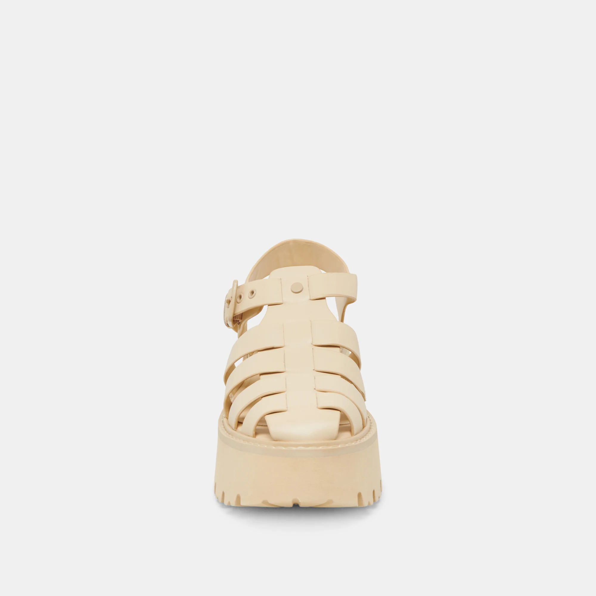 LASLY TONAL SANDALS LIGHT YELLOW LEATHER - Image 8