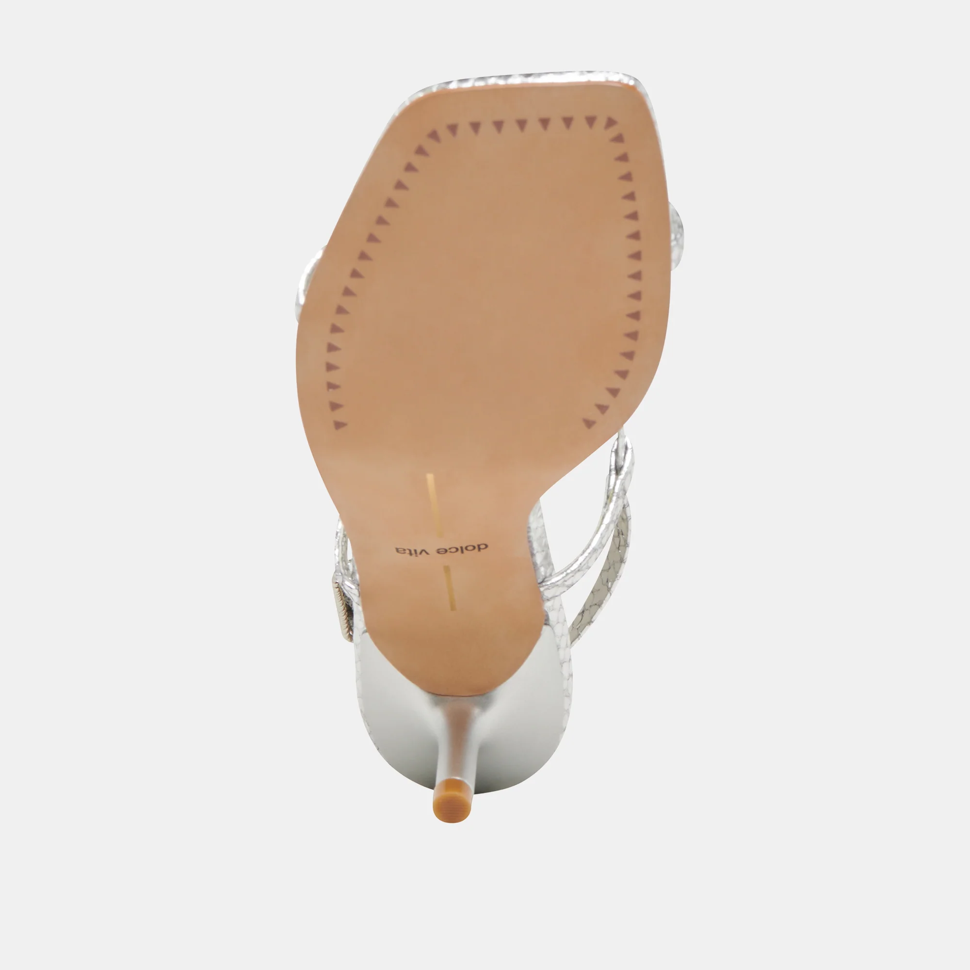 LAURY HEELS SILVER EMBOSSED LEATHER - Image 10