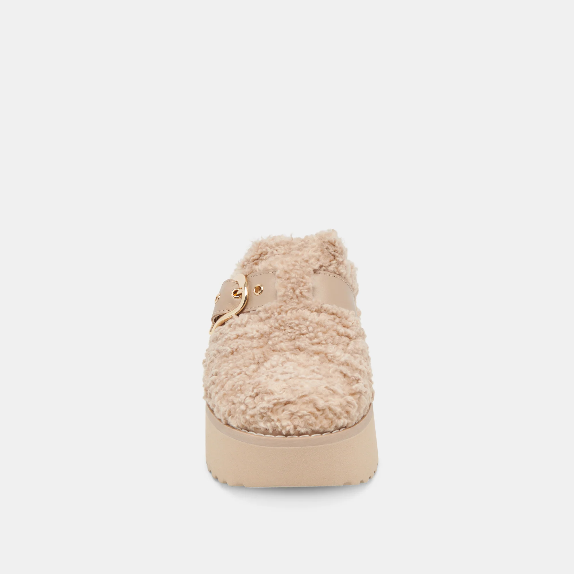 LELANI PLUSH FLATS NATURAL PLUSH - Image 8