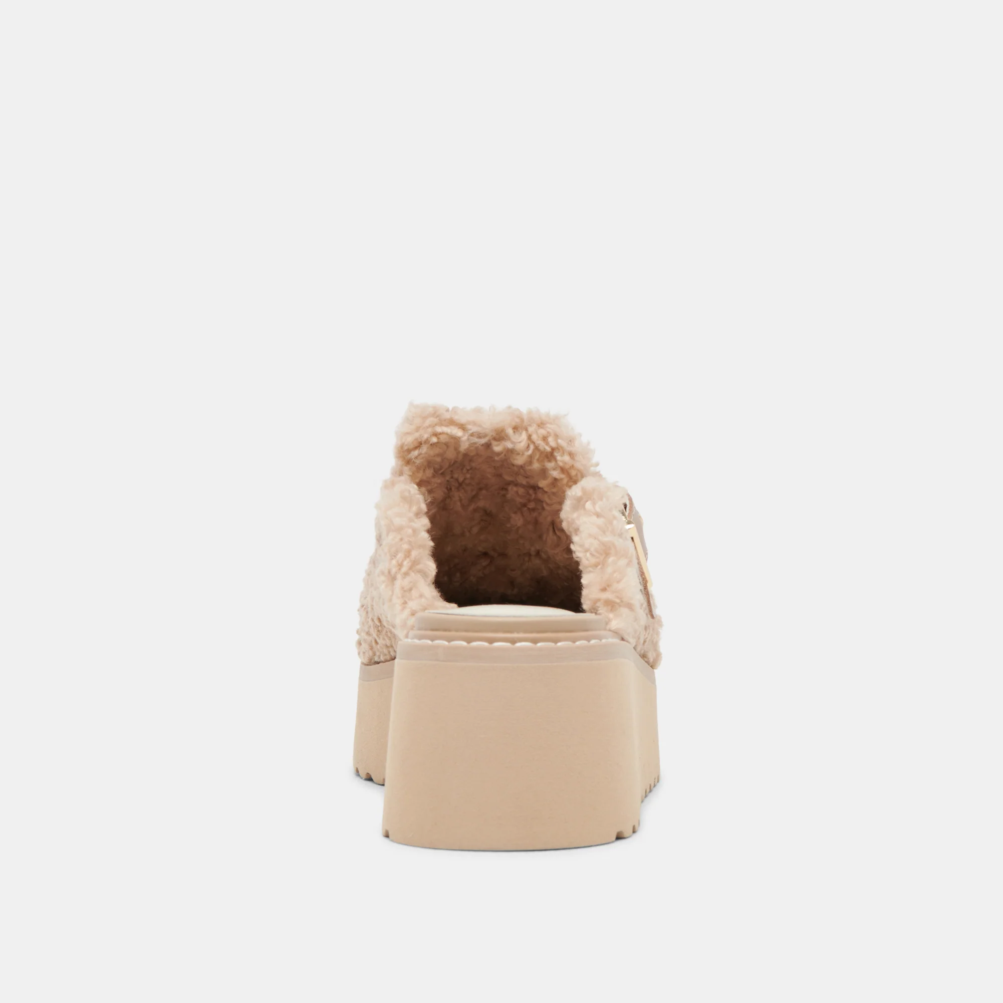 LELANI PLUSH FLATS NATURAL PLUSH - Image 9