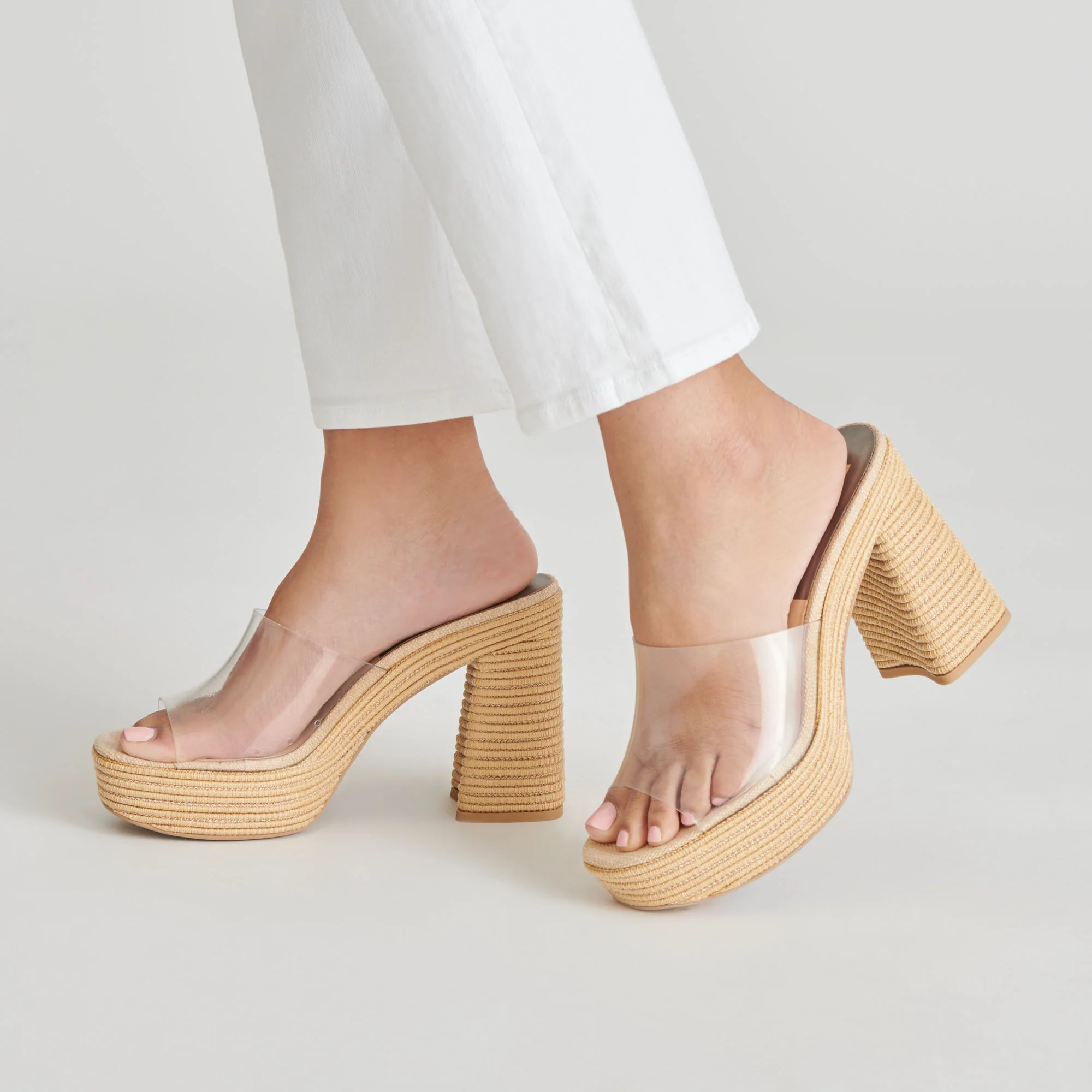 LICHIA HEELS NATURAL VINYL - Image 2