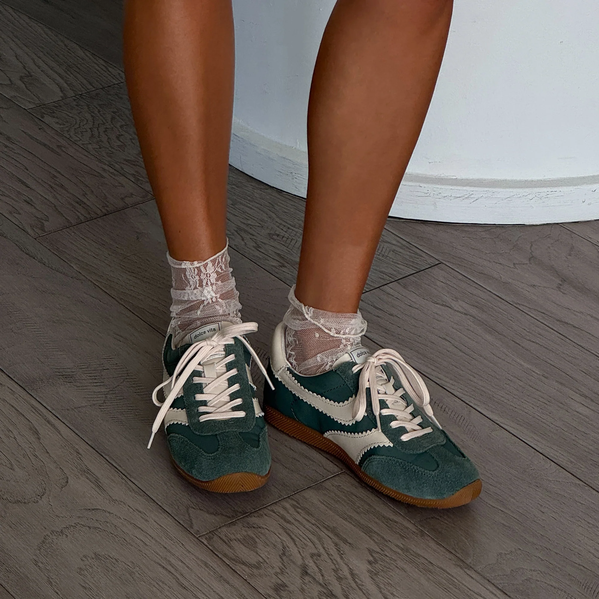 LIMIT SNEAKERS GREEN NYLON - Image 4