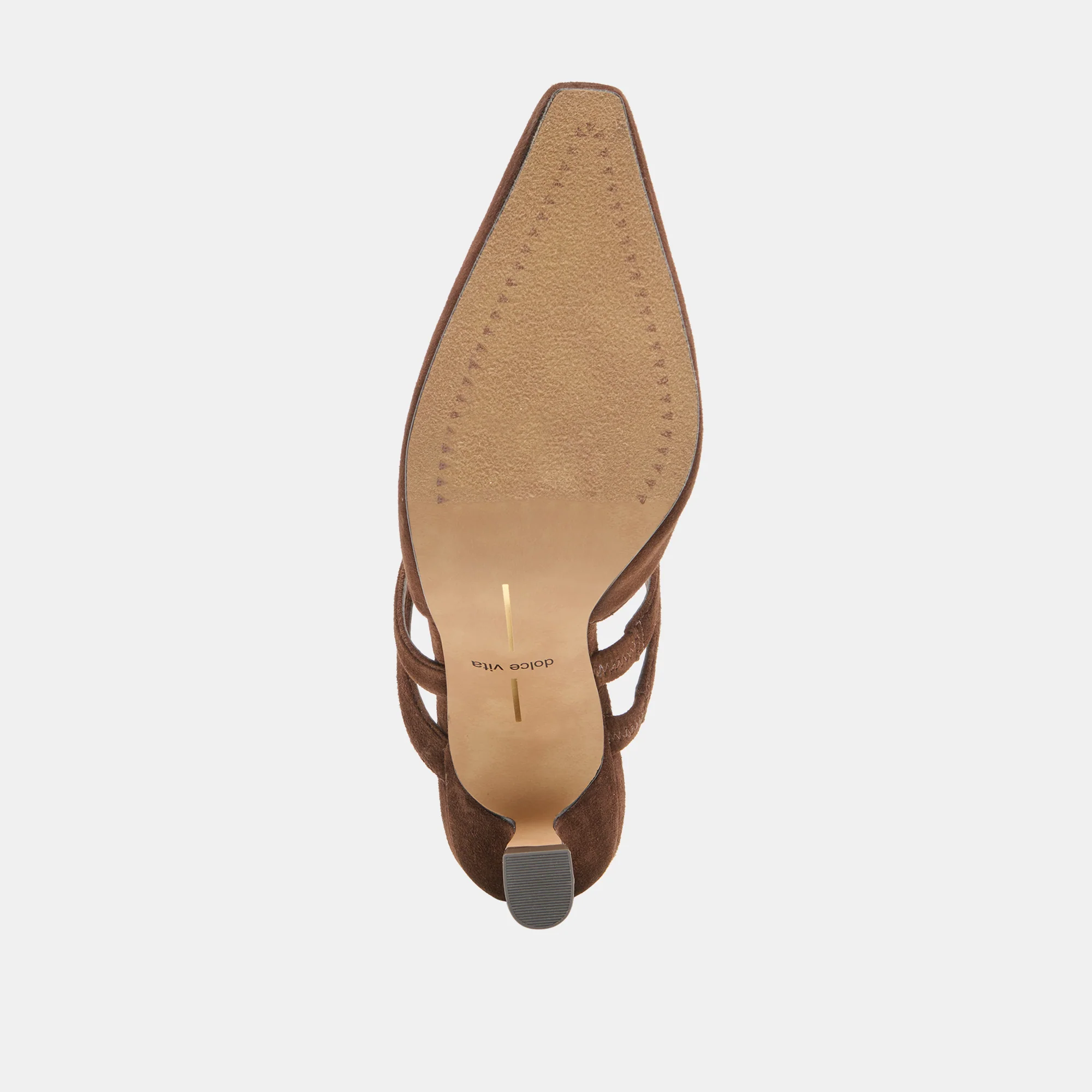 LINORE HEELS DK BROWN SUEDE - Image 9