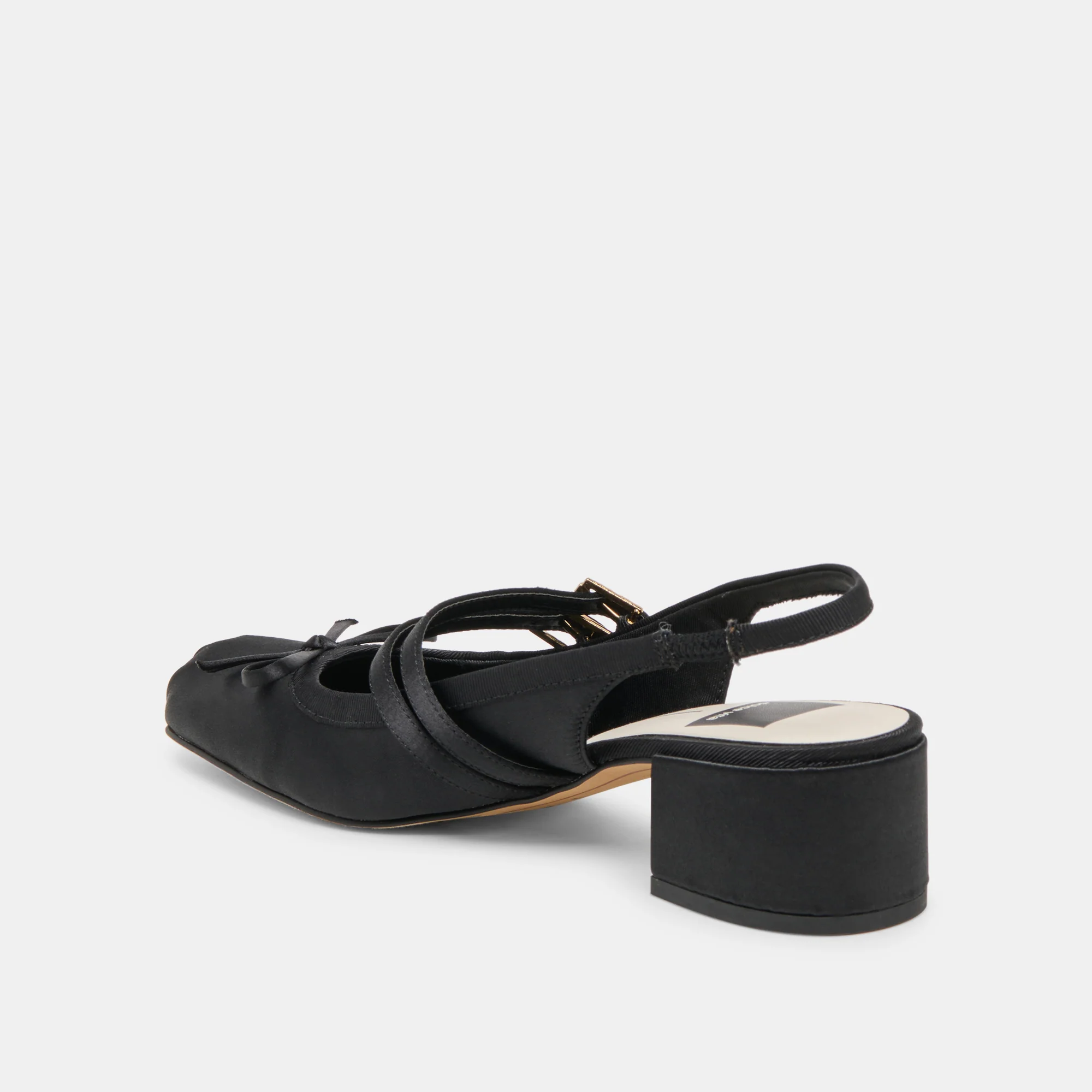 LORIS HEELS ONYX SATIN - Image 7