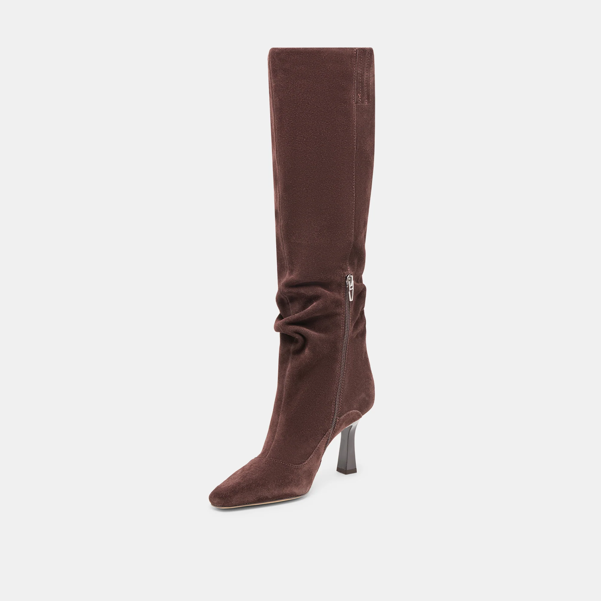 LOUSA WIDE CALF BOOTS MAHOGANY SUEDE - Image 4