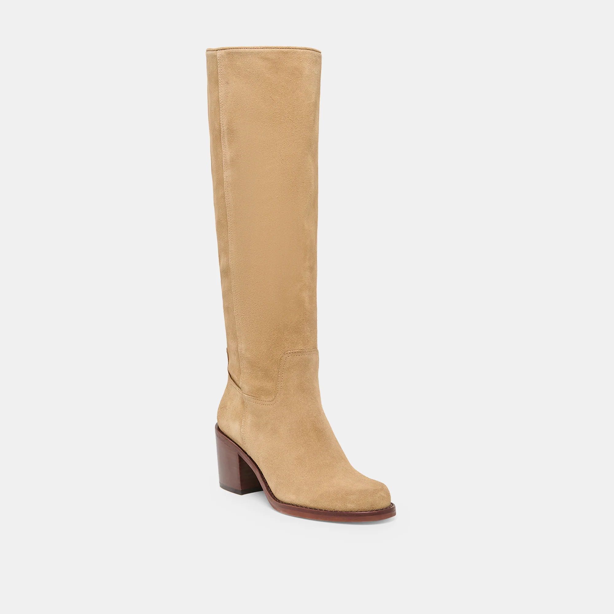 LUCYLE BOOTS DK TAUPE SUEDE - Image 2
