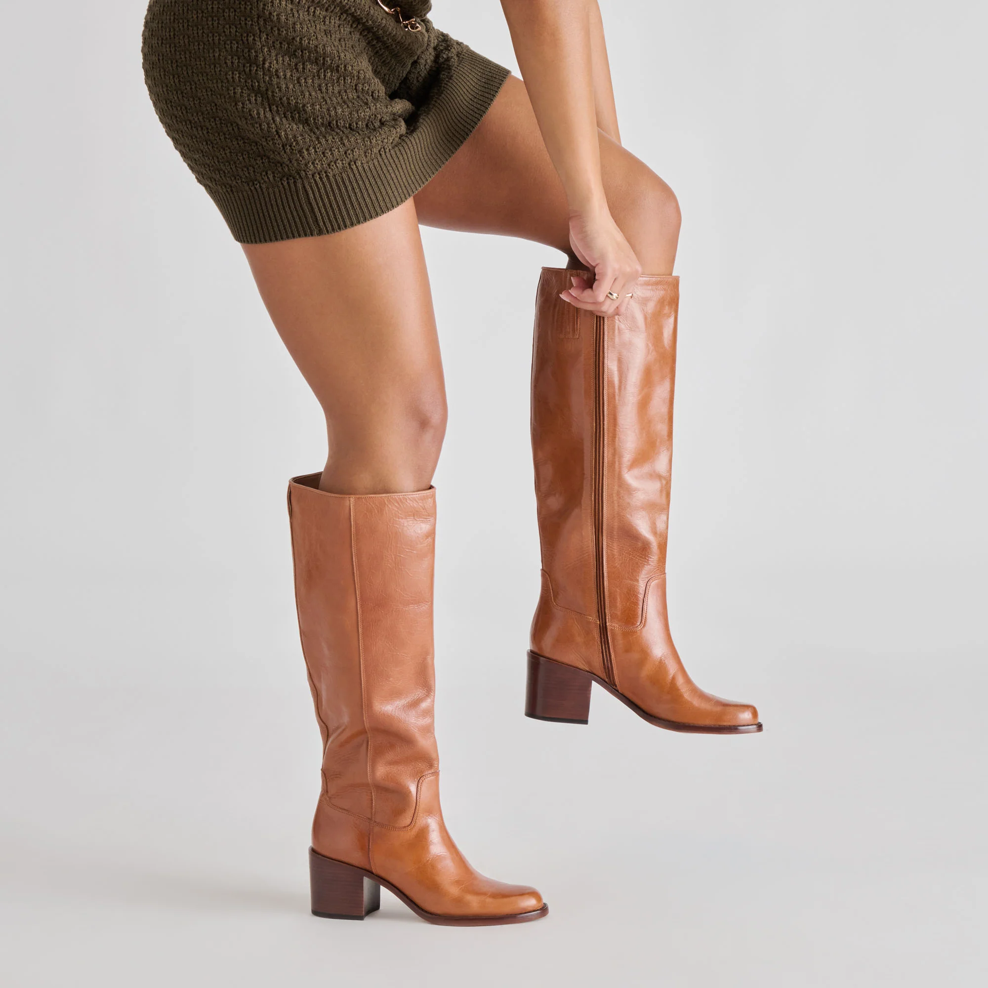 LUCYLE BOOTS TAN LEATHER - Image 4