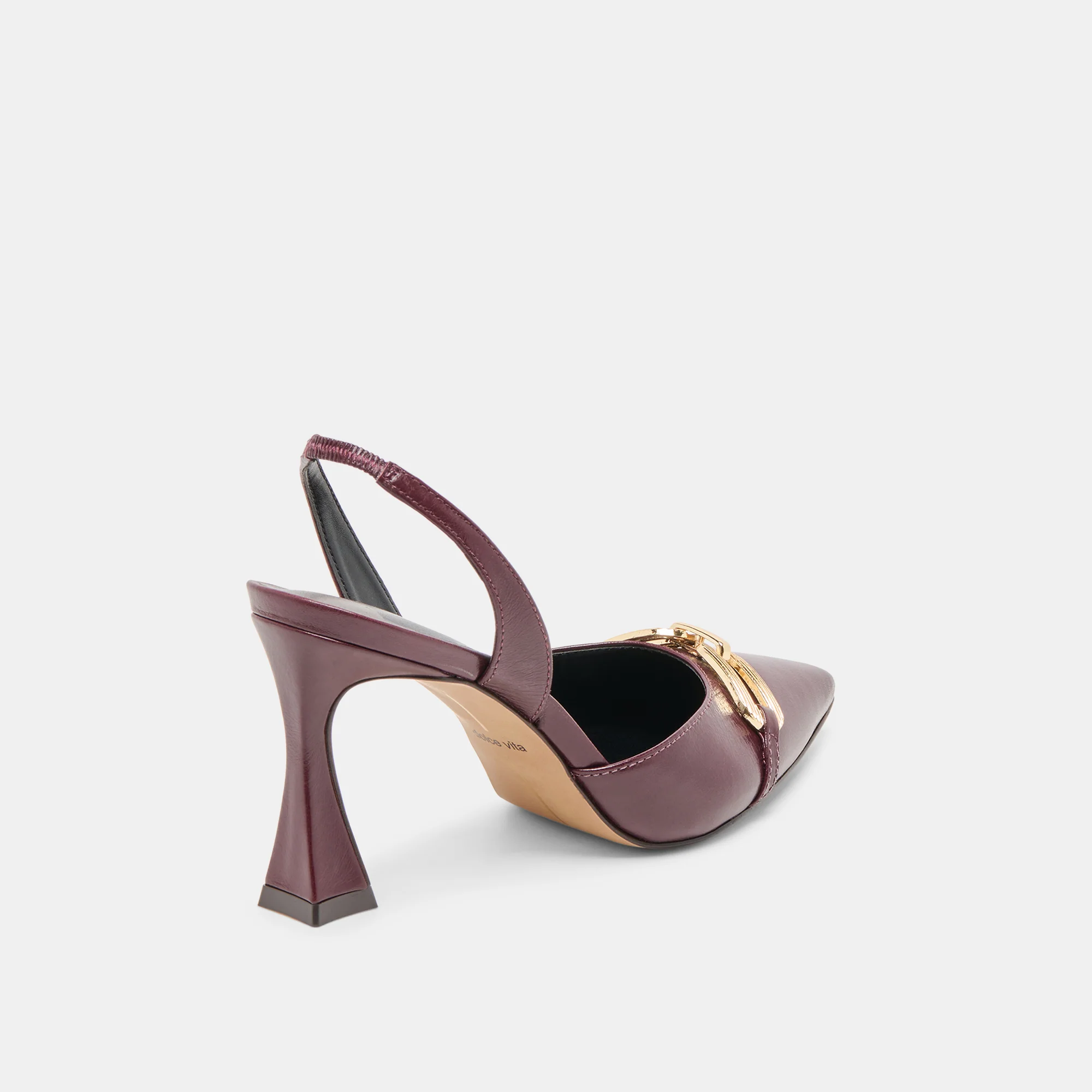 MALIK HEELS CRANBERRY CRINKLE PATENT - Image 5