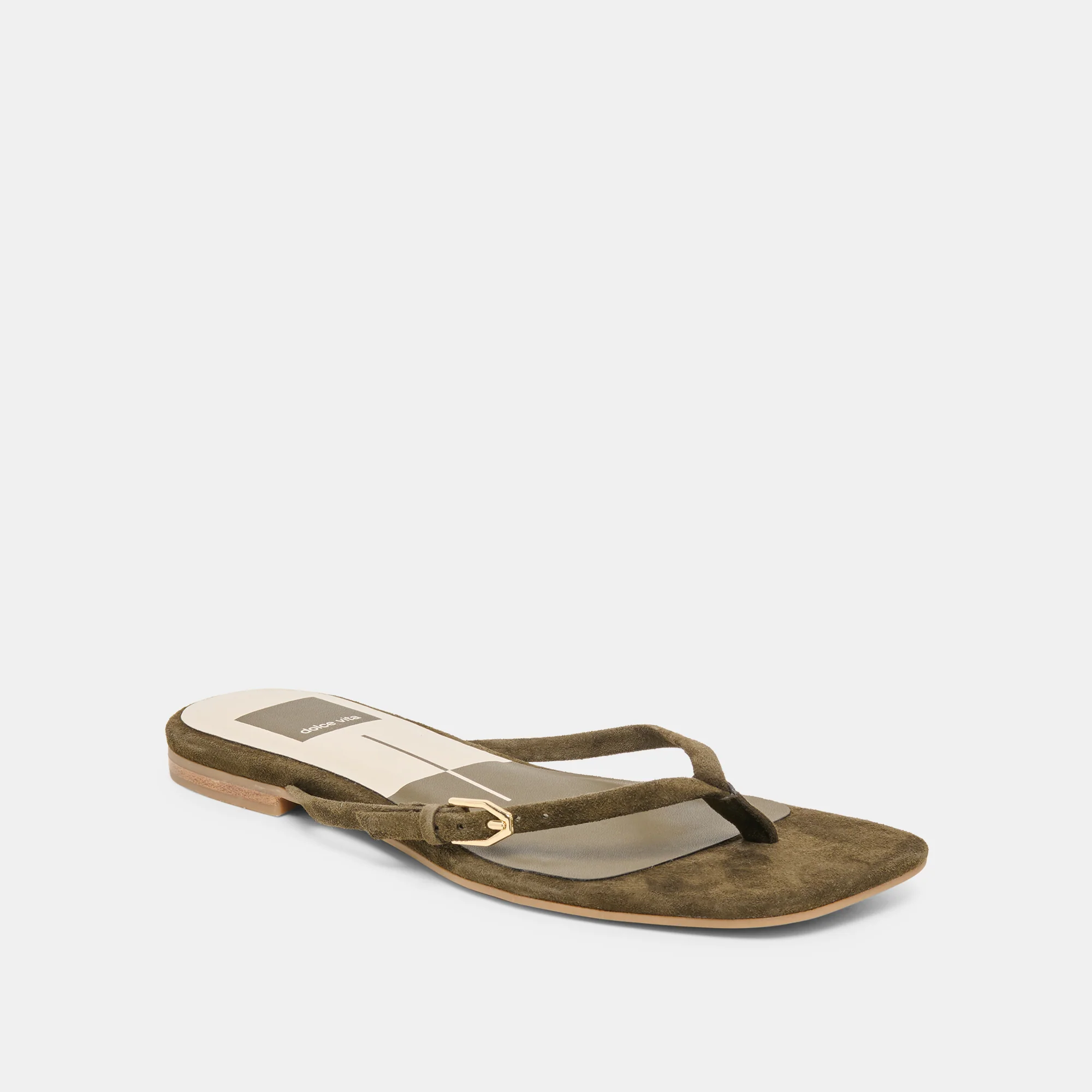 MALTA SANDALS DK OLIVE SUEDE - Image 2