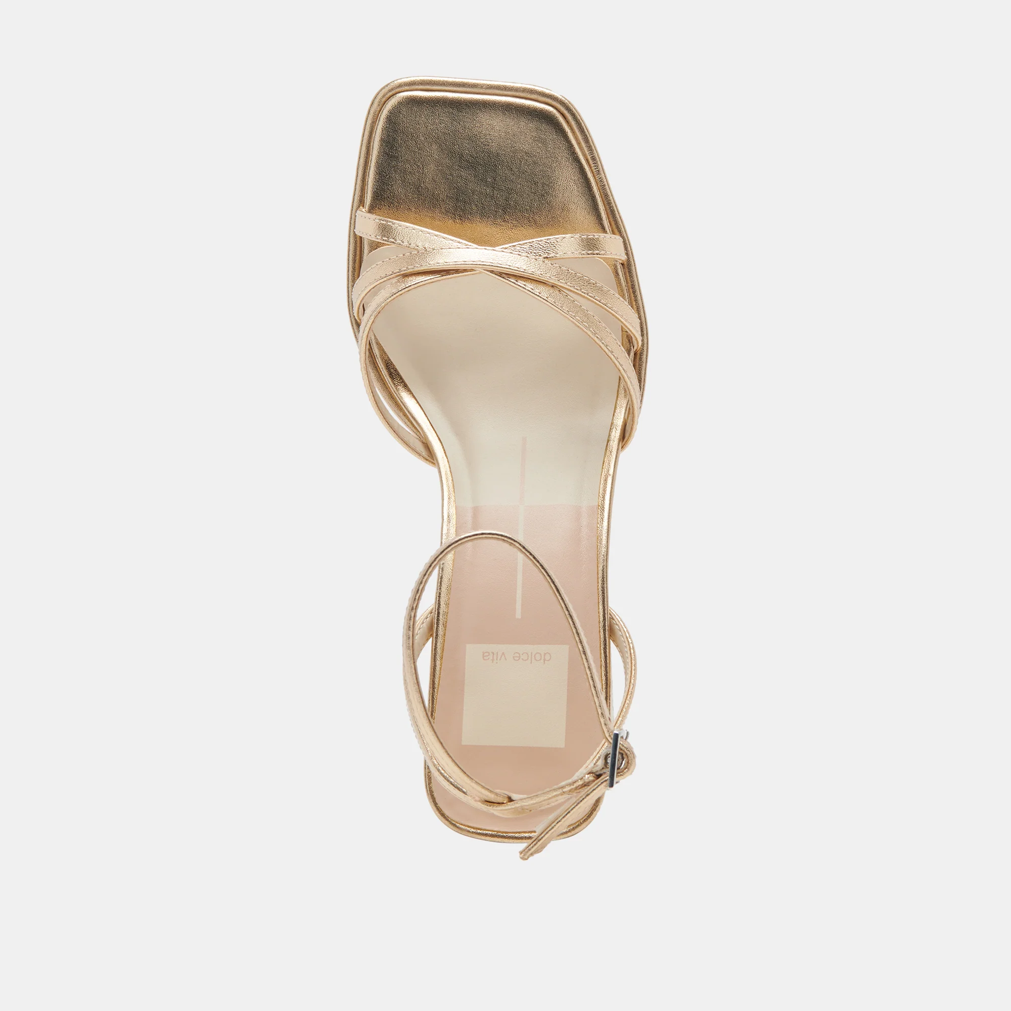 MANJI HEELS LIGHT GOLD METALLIC LEATHER - Image 11