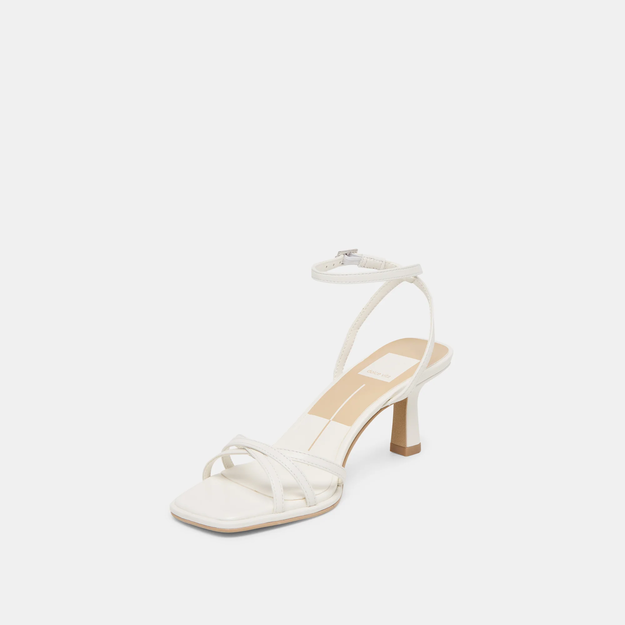 MANJI HEELS TRUE WHITE LEATHER - Image 7