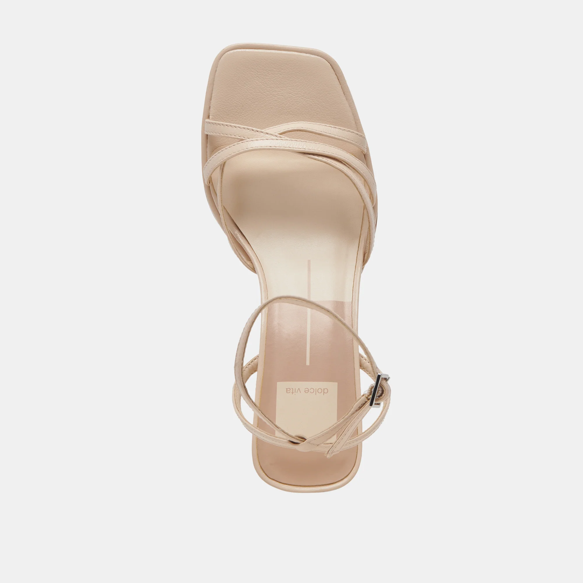 MANJI WIDE HEELS BONE PATENT LEATHER - Image 8