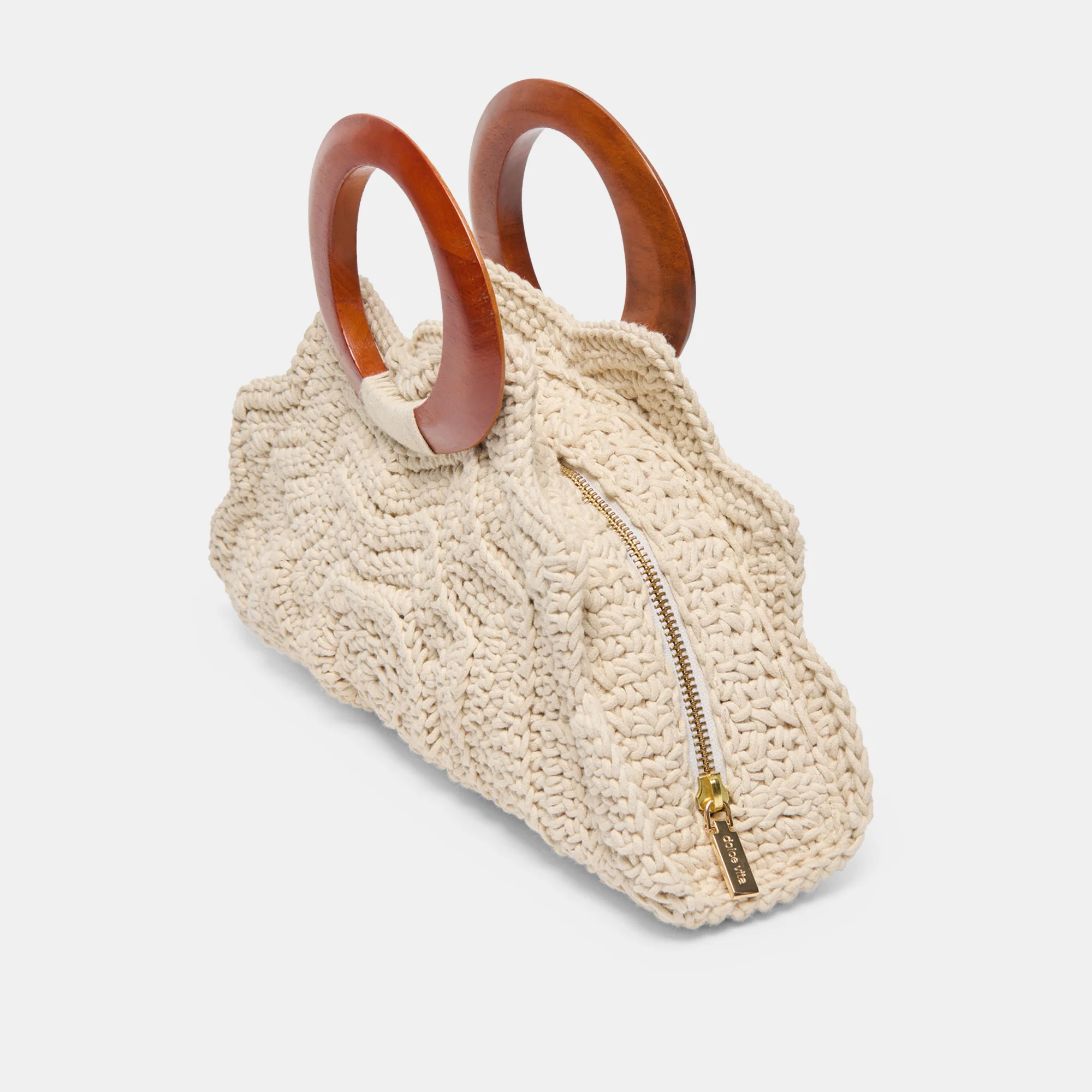 MAREN HANDBAG IVORY CROCHET - Image 3