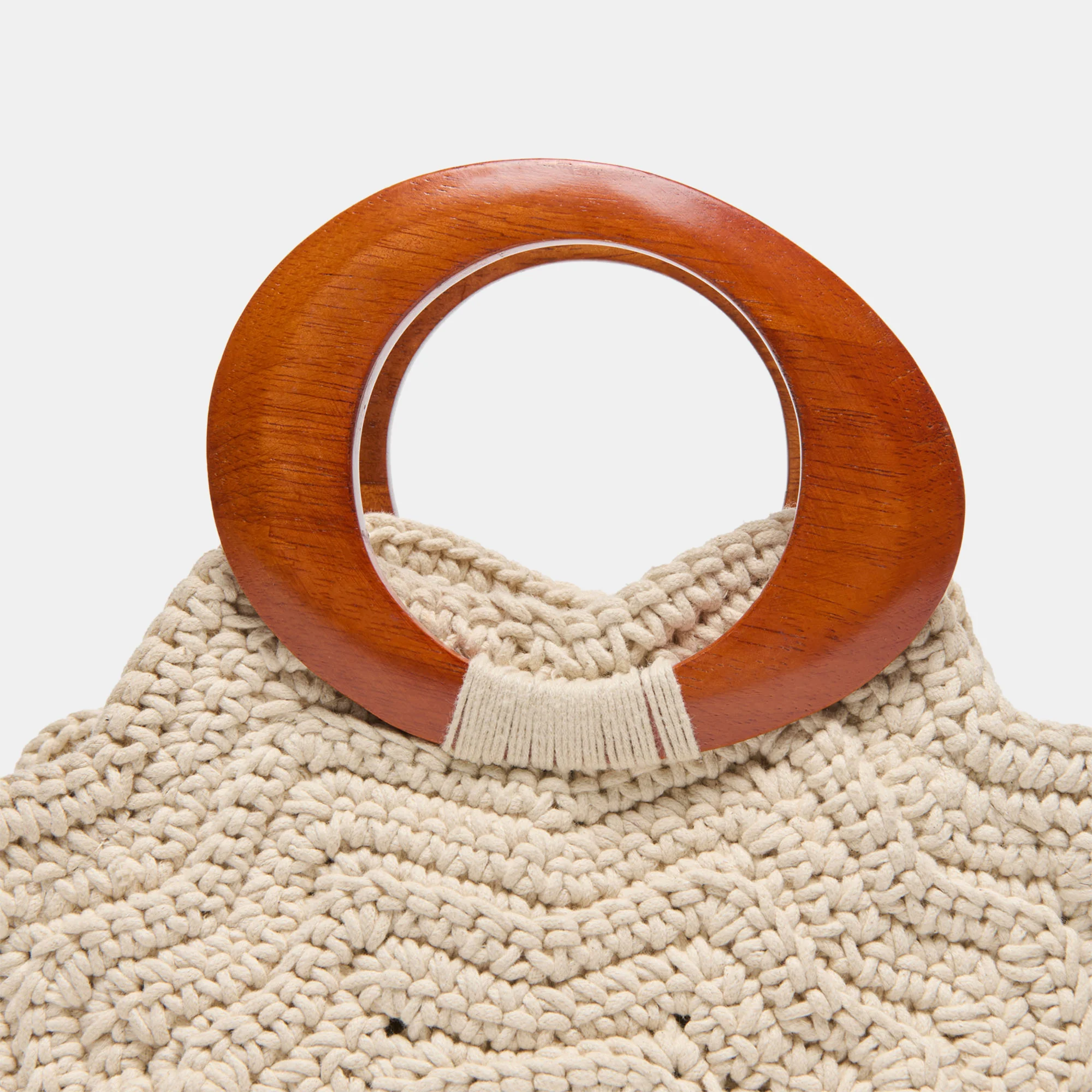 MAREN HANDBAG IVORY CROCHET - Image 5