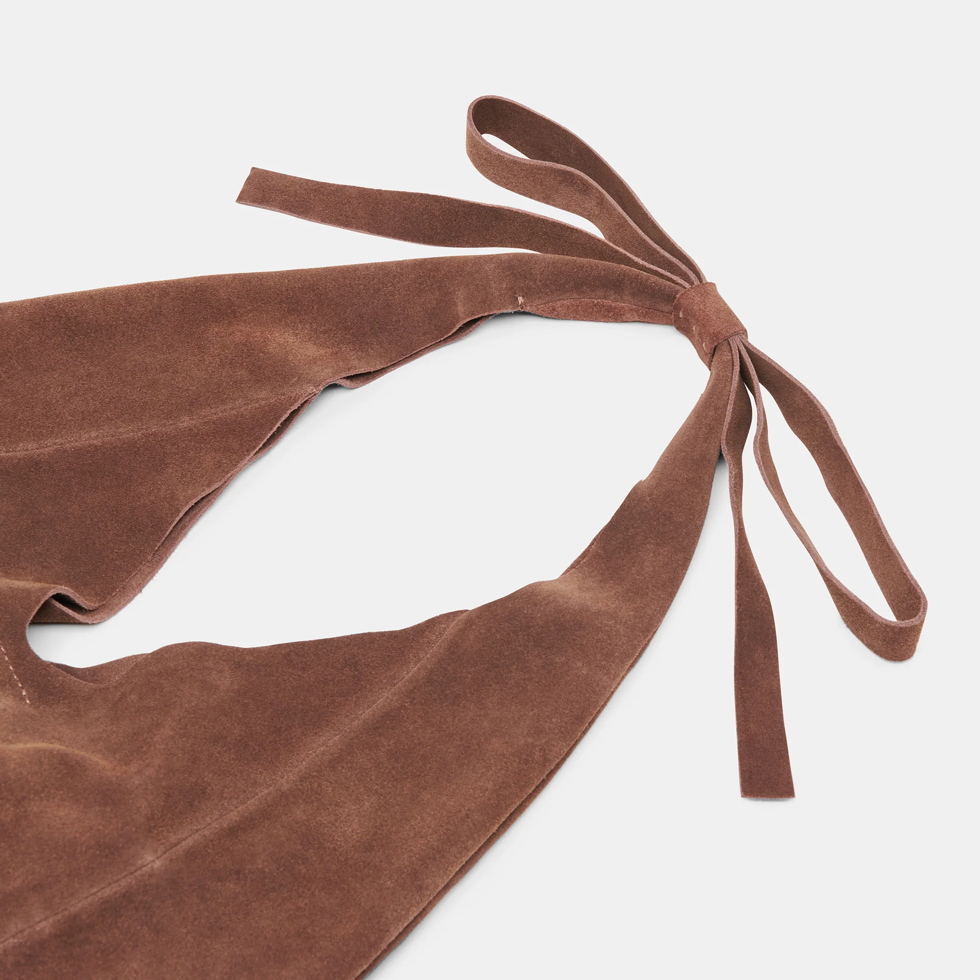 MARIE TOTE CHOCOLATE SUEDE - Image 3