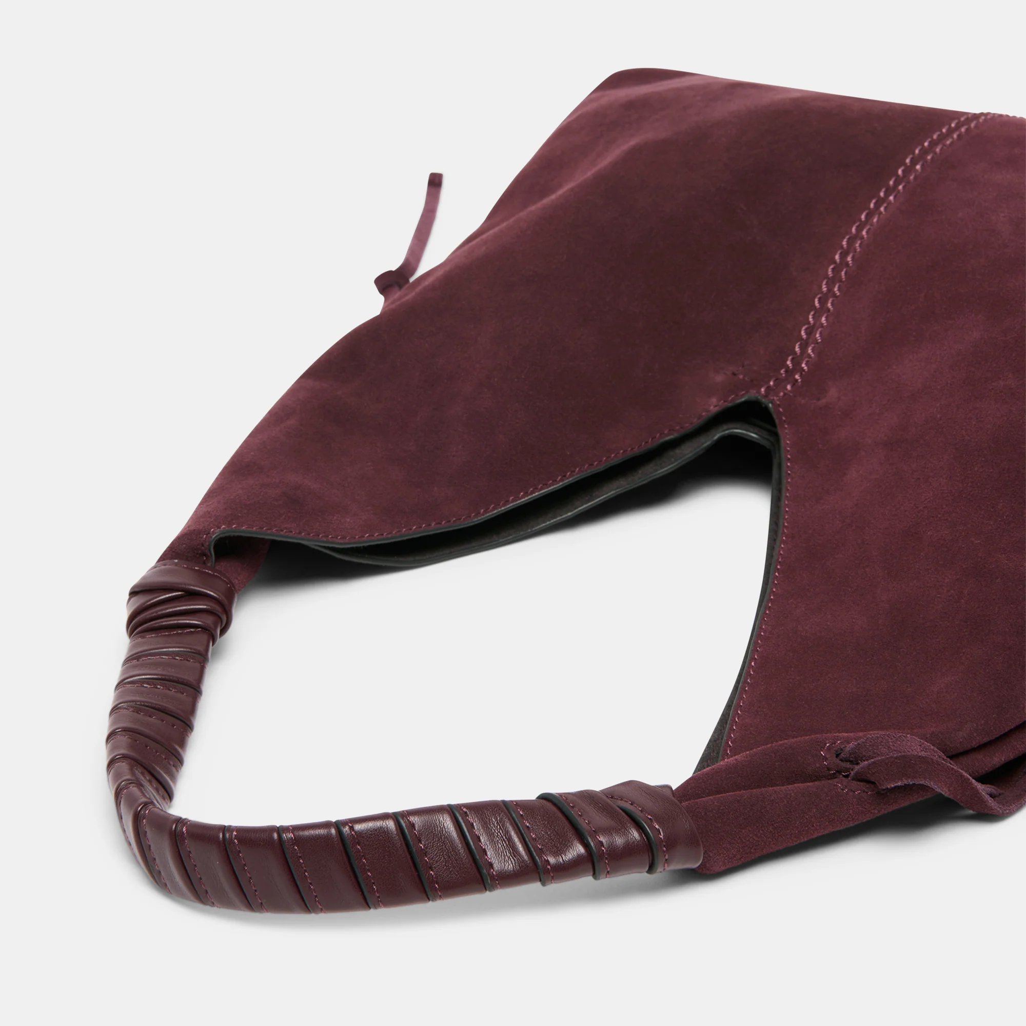 MERRICK TOTE BURGUNDY SUEDE - Image 5
