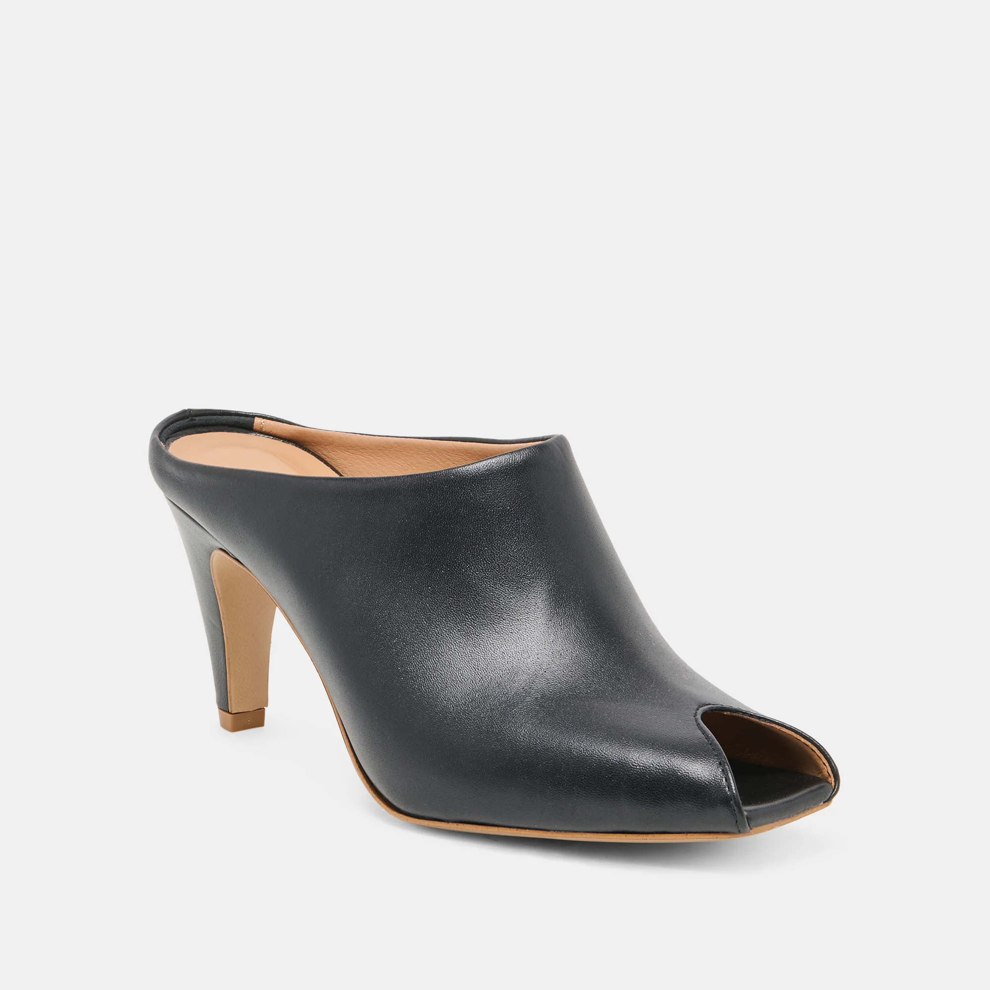 MERY HEELS BLACK LEATHER - Image 2