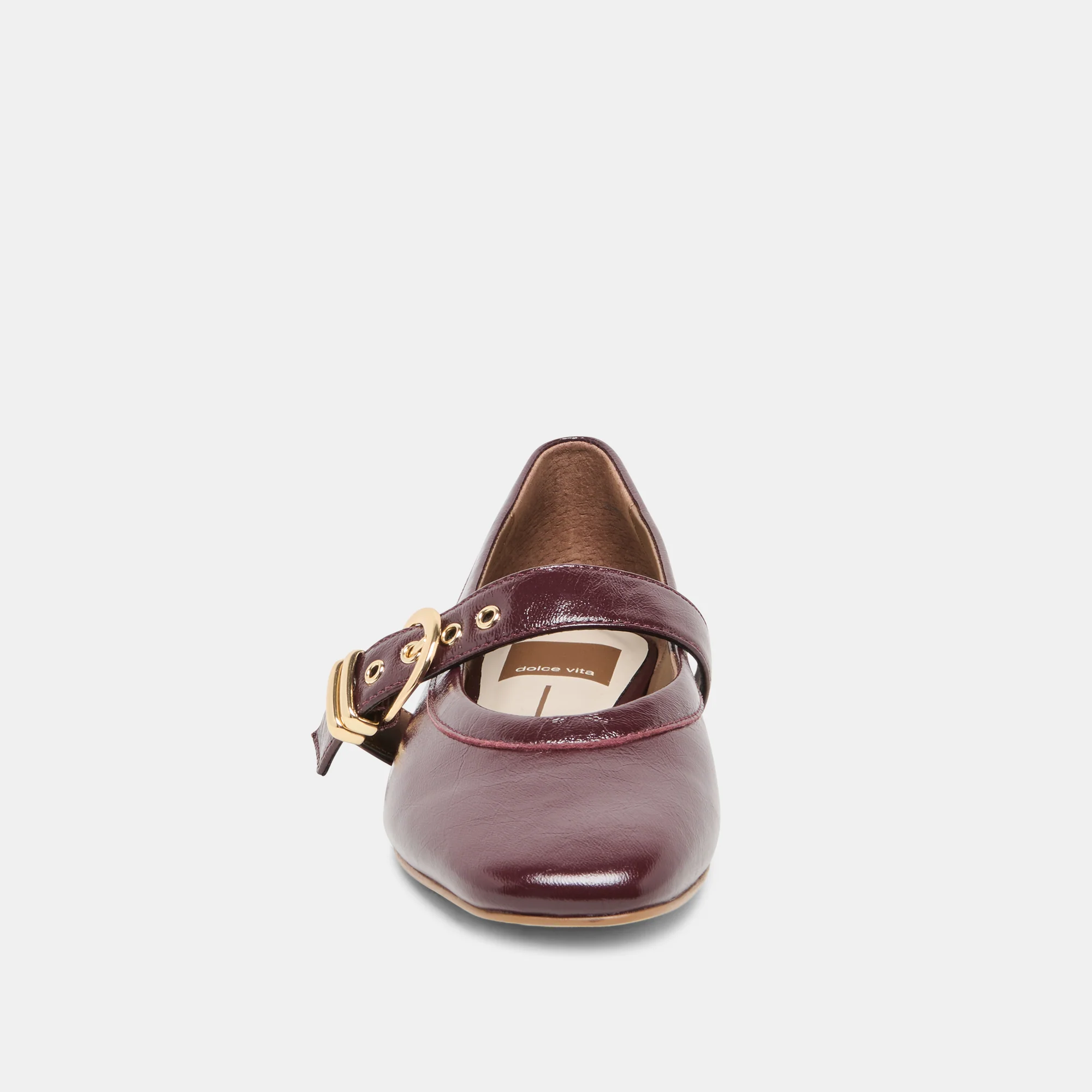 MIKEL BALLET FLATS PLUM LEATHER - Image 6