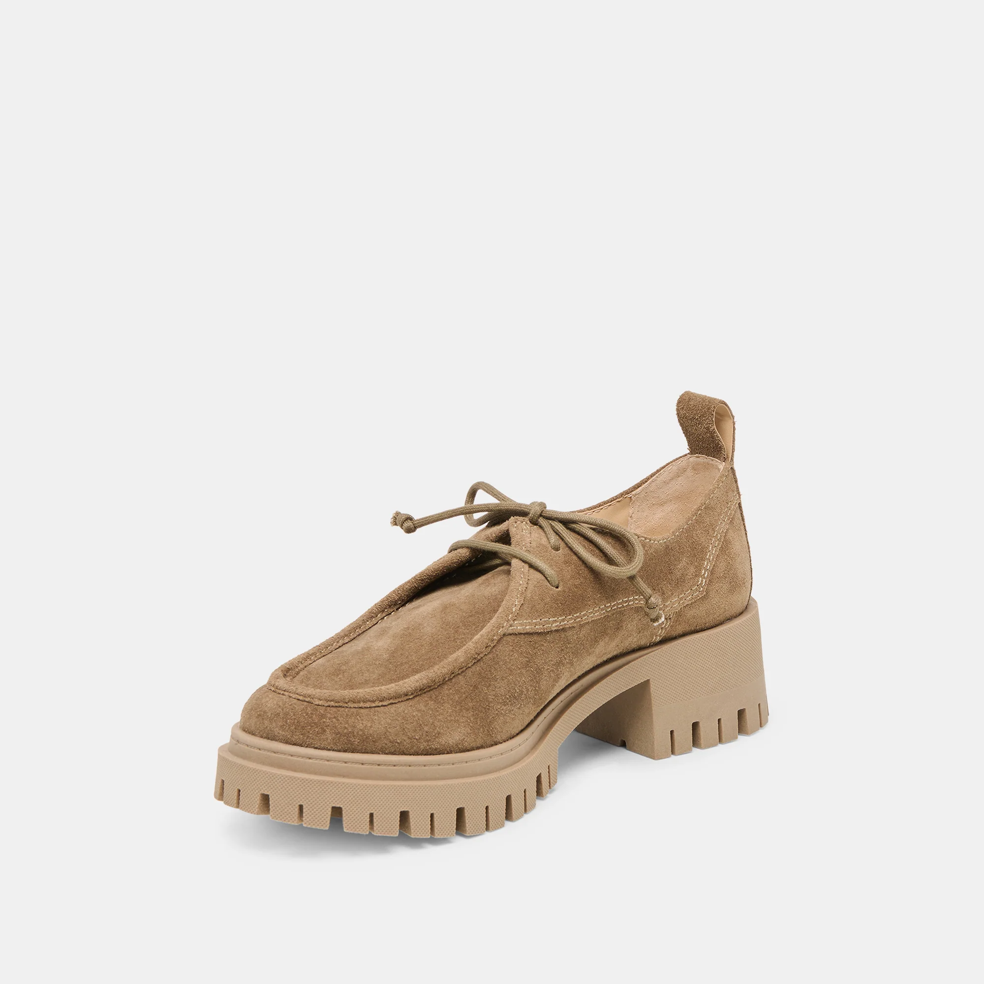 MILZA LOAFERS OLIVE SUEDE - Image 7