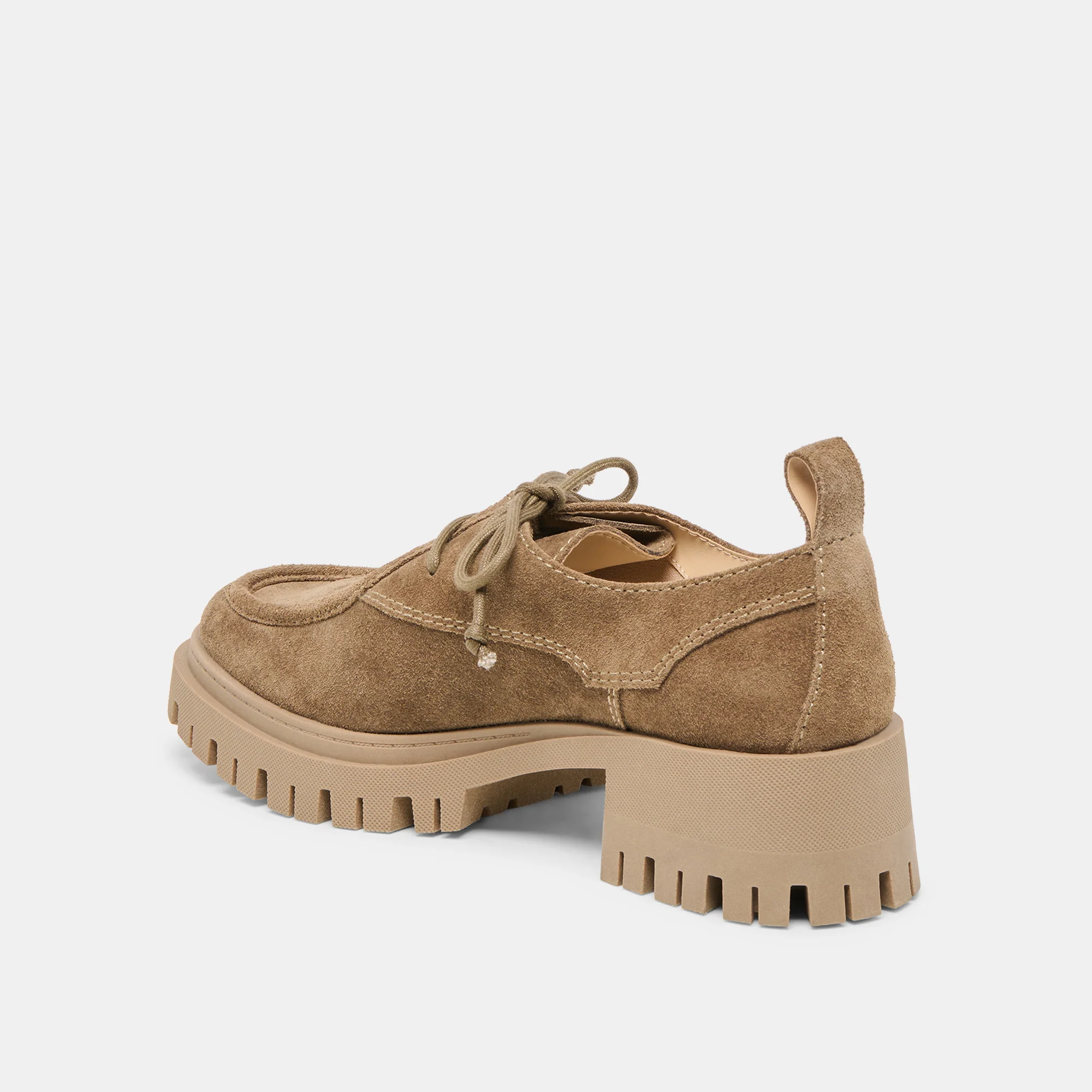 MILZA LOAFERS OLIVE SUEDE - Image 9
