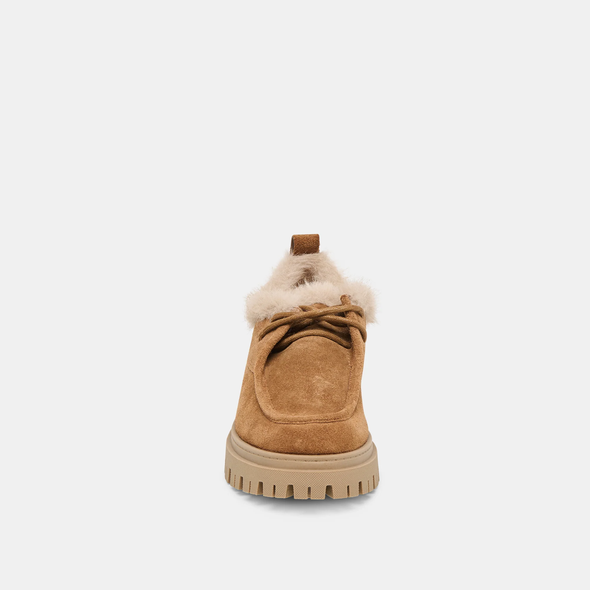MILZA PLUSH LOAFERS LT BROWN SUEDE - Image 8