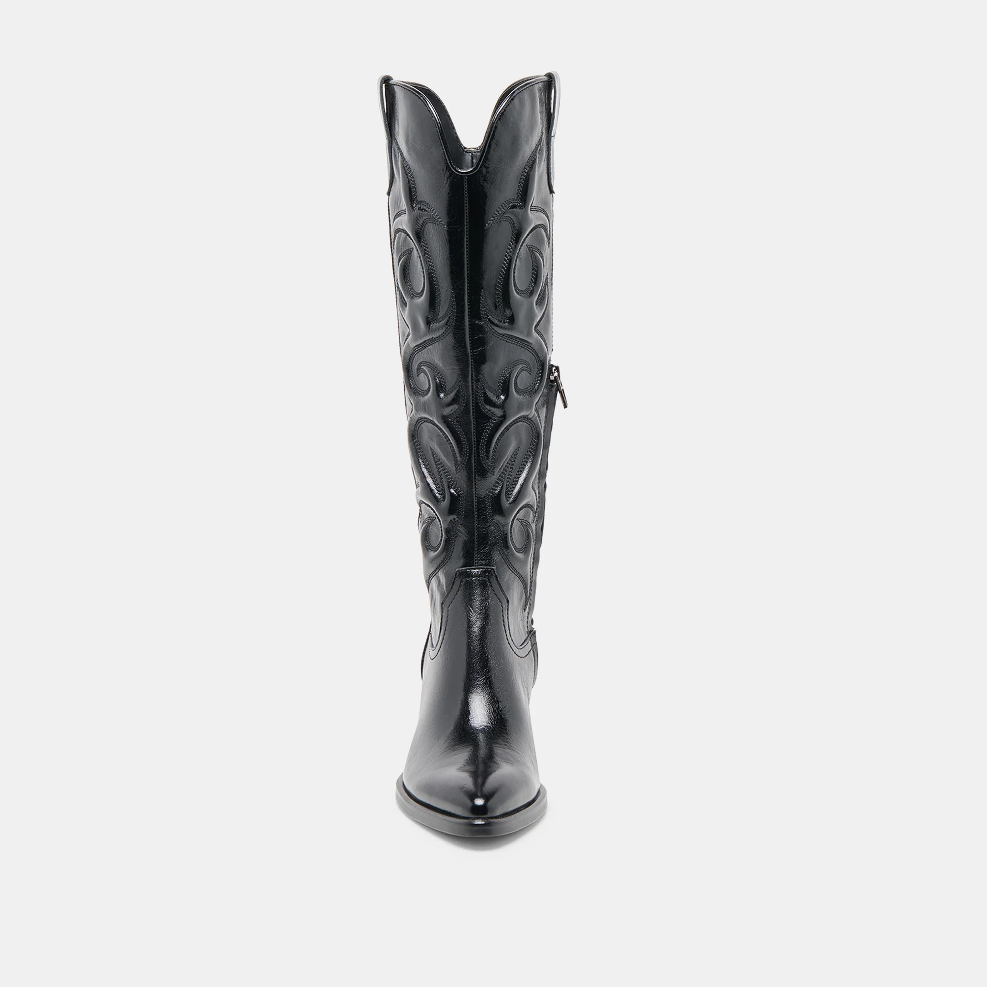 MIRLA EXTRA WIDE CALF BOOTS BLACK LEATHER - Image 10