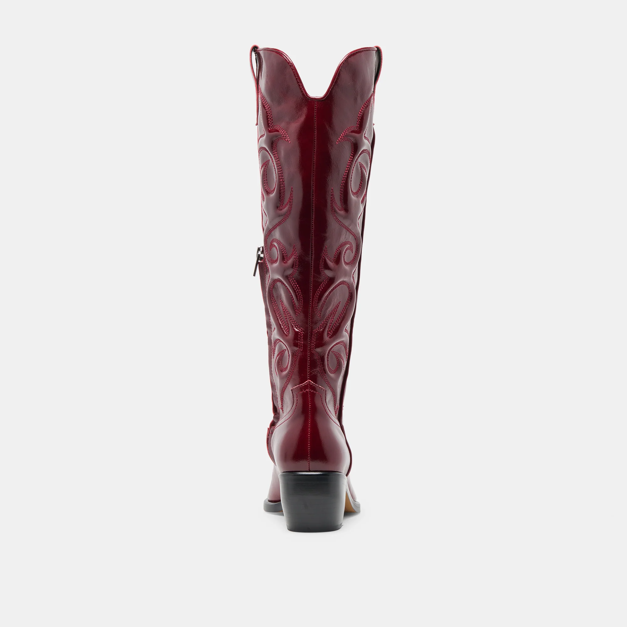 MIRLA WIDE CALF BOOTS OXBLOOD LEATHER - Image 9