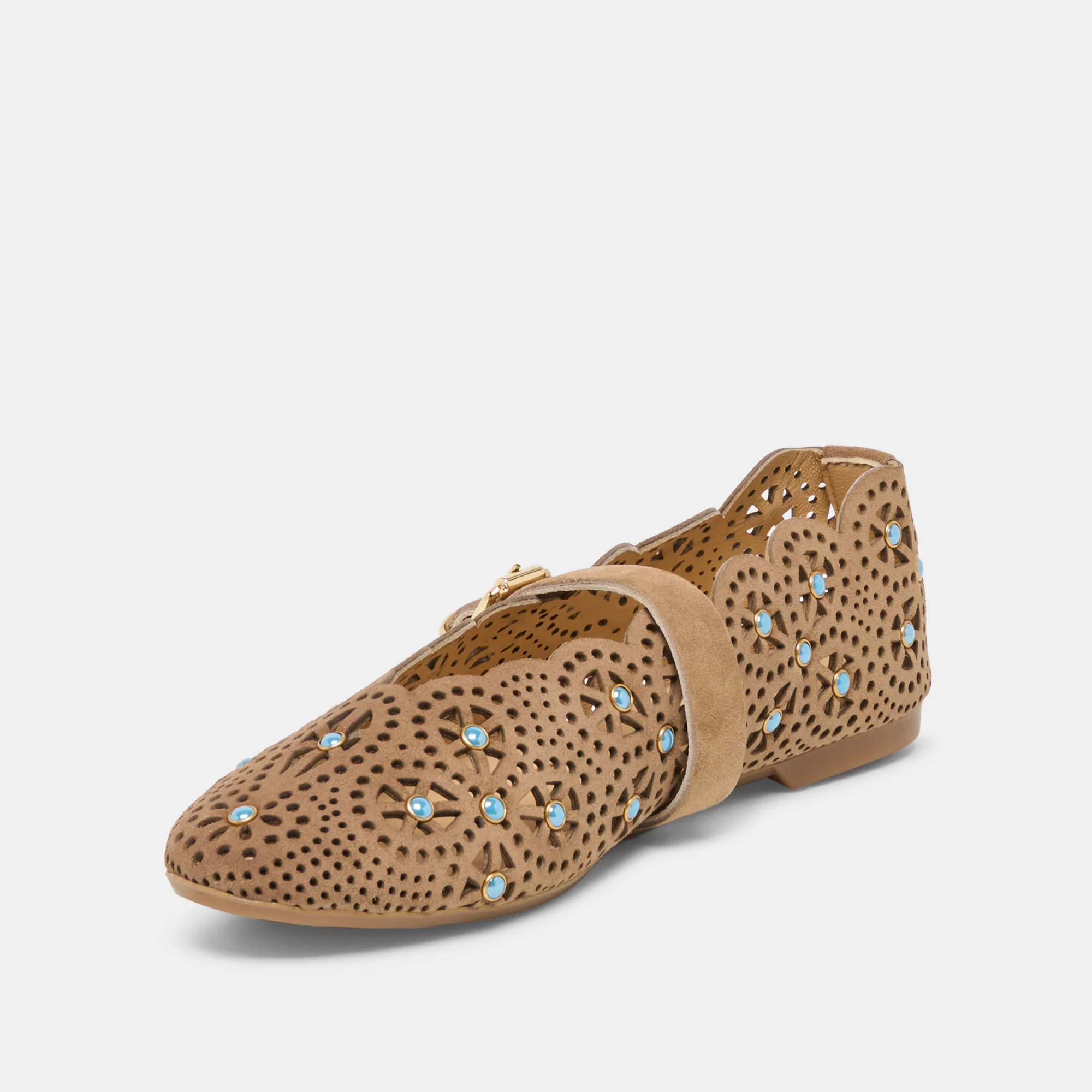 MORGIN BALLET FLATS MUSHROOM SUEDE - Image 4