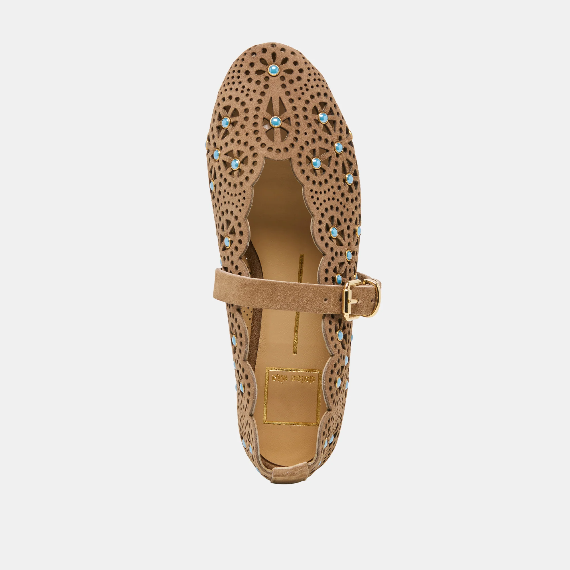 MORGIN BALLET FLATS MUSHROOM SUEDE - Image 9